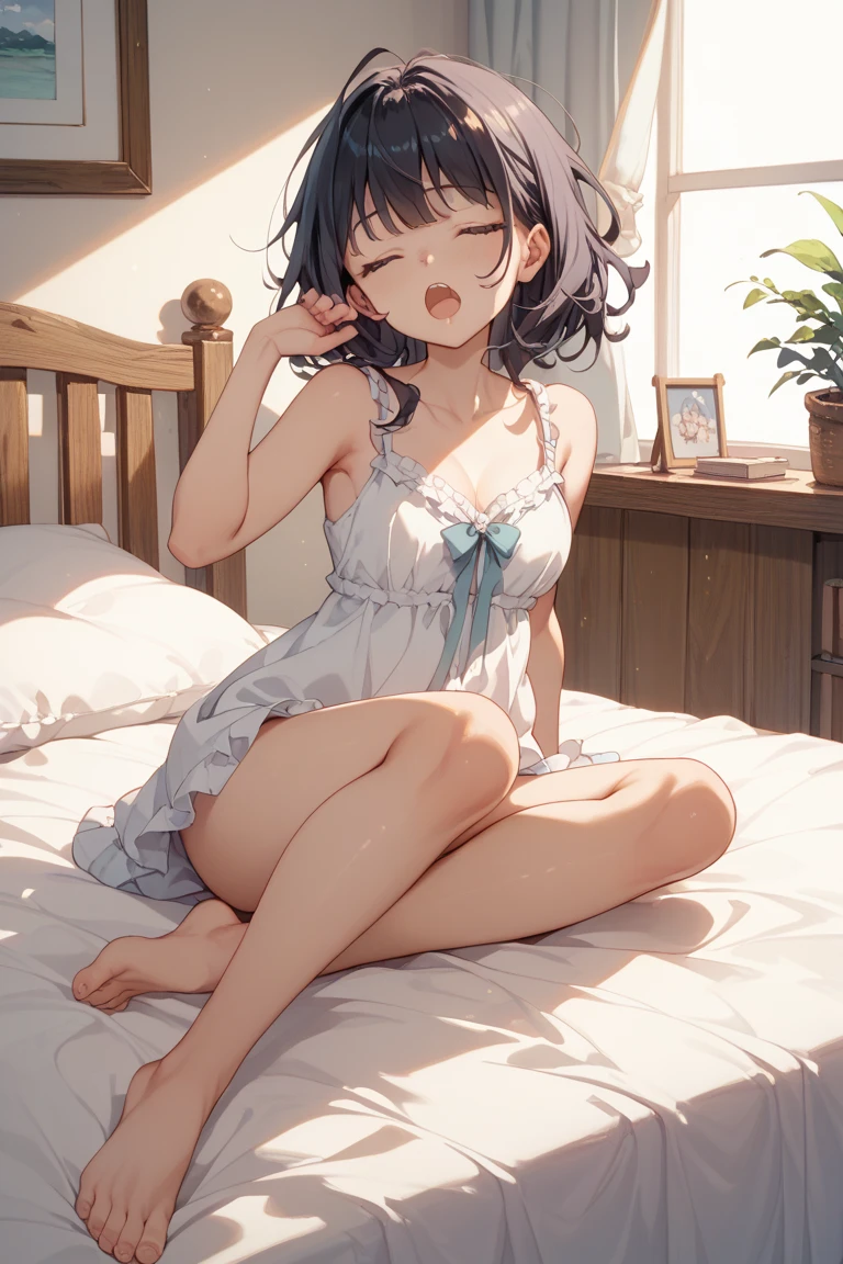 (Very detailed CG Unity 8K 壁紙),(masterpiece), (Highest quality), (Very detailed), (Best illustrations),(Best Shadow), 1girl bare_shoulders blue_eyes blue_hair bow bow_panties braid collarbone commentary_request dress frilled_dress frills gradient_background grey_background hair_between_eyes hair_flaps hair_intakes highres hijouguti holding holding_clothes holding_panties holding_underwear long_hair looking_at_viewer low_twintails mushoku_tensei off-shoulder_dress off_shoulder panties parted_lips roxy_migurdia solo twin_braids twintails underwear unworn_panties upper_body very_long_hair wet white_background white_dress white_panties
