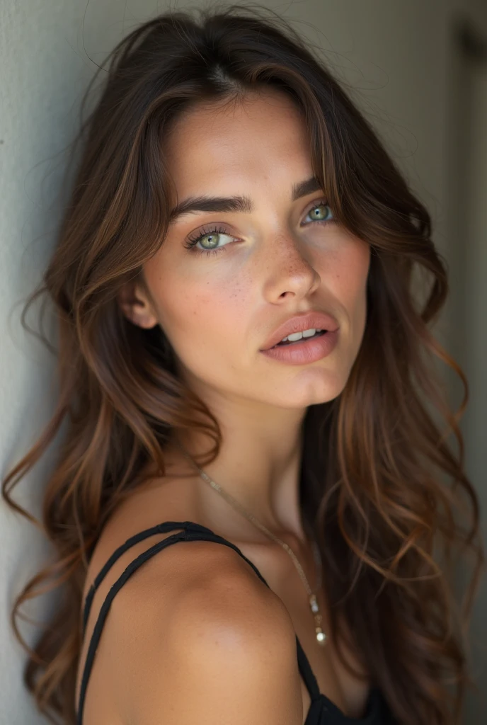 (Brown hair,green eyes,Beautiful detailed eyes,beautiful detailed lips,extremely detailed facial features),(Best Quality,high resolution,Masterpiece:1.2),ultra detailed,
