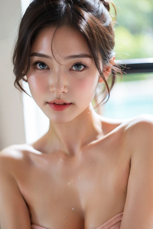 (Best quality, 4k, Masterpiece :1.4), pretty woman, 1girl, sexy :1.1, dark brown hair: 1.1, pink tank tops, ultra-detailed face, detailed lips, detailed eyes, double eyelid, in the dark, deep shadow, low key, cold light, (The dim,In the living room of a luxury hotel),(Best quality, 4k, Masterpiece :1.3), pretty woman, 1girl, sexy :1.1, dark brown hair: 1.1, white tank tops, ultra-detailed face, detailed lips, detailed eyes, double eyelid, in the dark, deep shadow, low key, cold light, (The dim,In the living room of a luxury hotel),