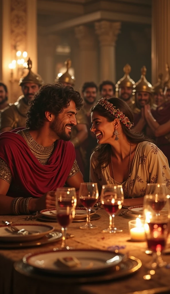 Romans soldiers discovering cuba, making friendship with local womans , realistic , its 36° , really hot temperature, a lot of alcool around and funny social moment