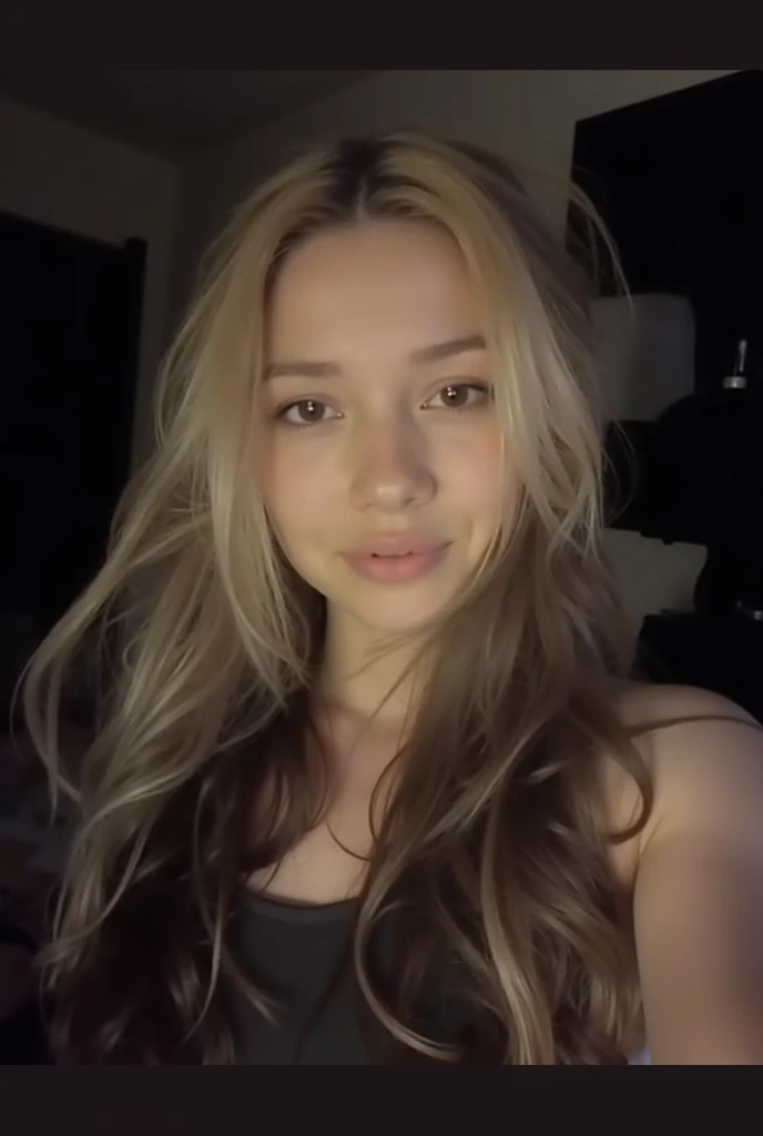 Open mouth and slightly closed eyes big tits