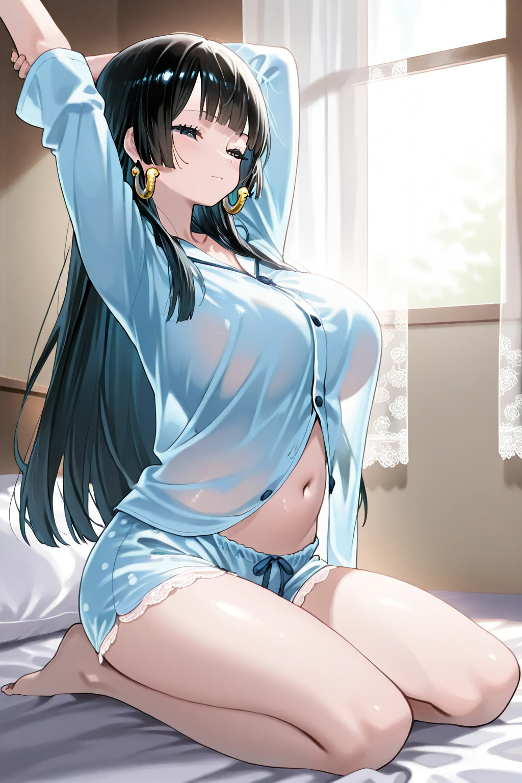 {{{{{16k,Ultra High-resolution realistic photograph of neat virgin junior high school girl's in loungewear as pretty as a actress in the sex lounge, junior high school girl's erotic expression at the moment she loses her virginity, She is a pure junior high school girl, but with each stroke she grew to love sex, shaking her hair with a superb riding position piston, her body hot and musky and naturally vocalizing, the unknown sensation enveloping her and dyeing her naughty expression, The junior high school girl's sexuality is rising and her chest is so hot that she looks like she's about to go sexual crazy}}}}},{{Extremely detailed}},{{{{{dye her cheeks flush and integrated her head pure small, thick lips, Enchanting thick gross idol's Lips}}}}},{{{{{the bang straight hair}}}}},{{{{{with deep and sexy cleavage, She get more attractive and smoother her body, her expression and appearance are transformed into that of a pure, Her shame when her loungewear is rolled up exposing her body, Her white tits are so fluffy, and are depicted in great detail, cutely budding nipples, She's in junior high school, but her sex appeal from her cleavage fills the room, An junior high school girl is still tiny, but her bodyline and tits and hips are getting sexier and girl who was just a gets a large amount of female hormones flowing through her and her expression becomes woman}}}}}