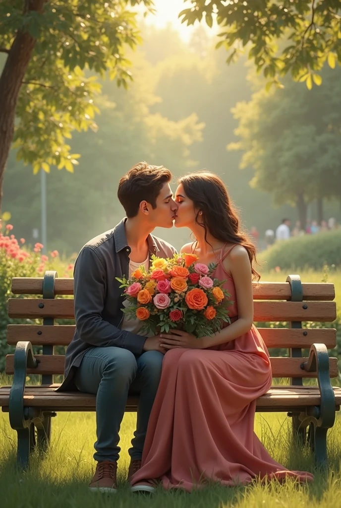they are sitting on the ground eating a salad and drinking a drink, couple pose, lovely couple, romantic couple, couple, ❤🔥🍄🌪, couple kissing, lovely kiss, passionate pose, profile pic, cute pose, 🤬 🤮 💕 🎀, kissing together cutely, alena aenami and lilia alvarado, cute woman, modeling photography