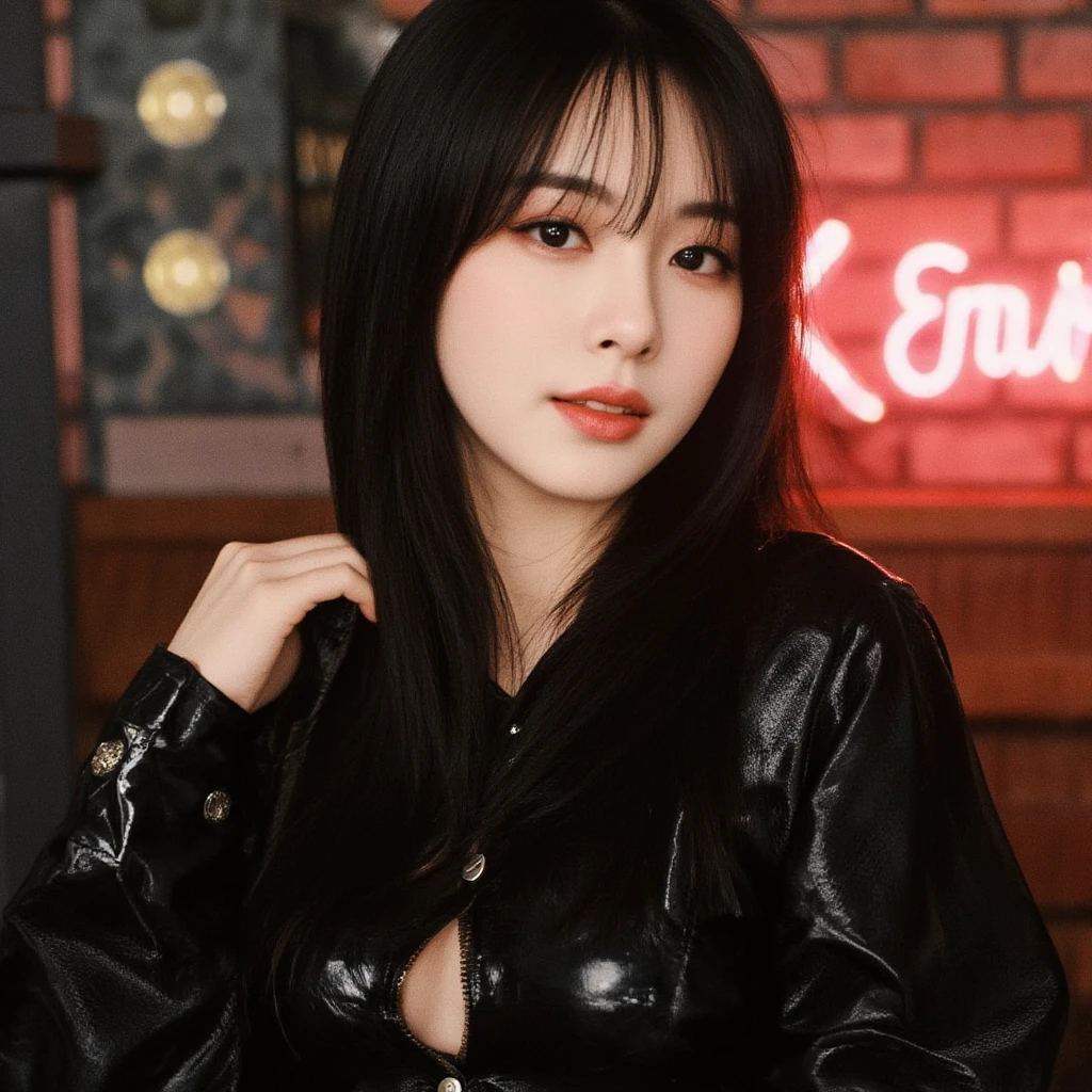 ((Best Quality, 8K, Masterpiece: 1.3)), Sharp Focus: 1.2, Beautiful Women with Perfect Bodies: 1.4, Slim Abdomen: 1.2, (Latex Shirt 1.2)), (No Bra), (Tight and Skin-Tight Latex Shirt: 1.3), (Rain-Wet Transparent Latex Shirt: 1.4), (Rain, Street: 1.2), Wet Body: 1.1, Highly detailed face and skin texture, detailed eyes, double eyelids, Red gloss slip: 1.1, K-pop idol, cute, 16 years old