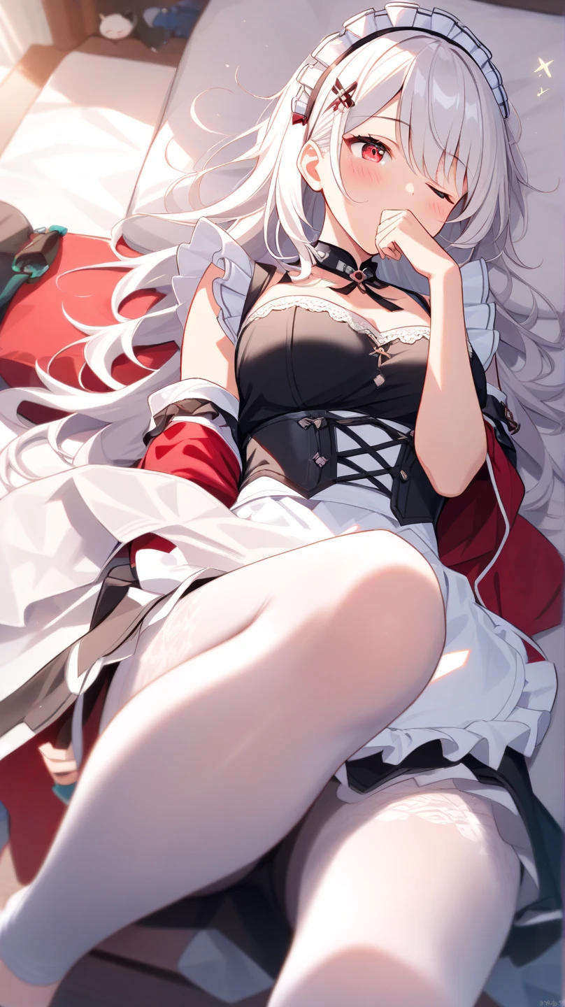 masutepiece, Best Quality,Sleeping on my back on the bed,Crab crotch,show your boots,thigh high boots,globe,Strange thieves,Elegant, 1girl in, well-muscled,Cute, blushed, Looking at Viewer, frombelow,leotard,a miniskirt, jail, Beautiful eyes, Beautiful background, light Particle, Sun rays, Dramatic Lighting, Outside, shiny, Realistic, masutepiece, Best Quality, Ultra-detailed, Detailed, Scenery, Beautiful detailed eyes, detailed hairs