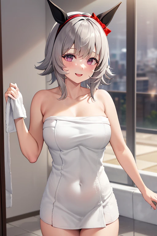((Anatomically correct hand:1.5)), Anime, Sexy, ((The costume is made of metal:1.5)), ((In Kyoto Animation Style:1.5)), super precision, masterpiece, very extremely beautiful, Princess Face, ((1人の女性)), ((Solo:1.5)), ((Pink hair:1.5)), ((BobKat 1.5)), BREAK, ((Black eyes)), short-cut, ((Straight hair)), BREAK, Full limbs,((complete fingers:1.5)), (NSFW), ((Silver swimsuit:1.5)), BREAK, ((Skindentation)), Professional Lighting, (25-years old), Narrow waist, Shiny skin ((Brown skin:1.0)), ((Oiled skin)), glistning skin, Looking at Viewer, Cowboy Shot, ((Dynamic Pose:1.5)), is looking at the camera, inside in room, Sexy, A slight smil, Slightly open mouth, ((Cute)), ((Arms behind your back:1.5)), Ultra-fine eyes, Ultra-fine face, ((thin lips:1.5)), Sexy, ((drooping eyes)), A slight smil, Sexy, ((portlate:1.5)), faces, Sexy, Looking at the camera, Sexy, ((The costume is made of metal:1.5)), ((is standing:1.5)), Sexy, Open knees, ((luxury costume decoration)), BREAK, ((Black Pencil Skirt:1.5)), The skirt is black, (The skirt has a slit), ((Thin pantyhose:1.5)), ((large full breasts)),