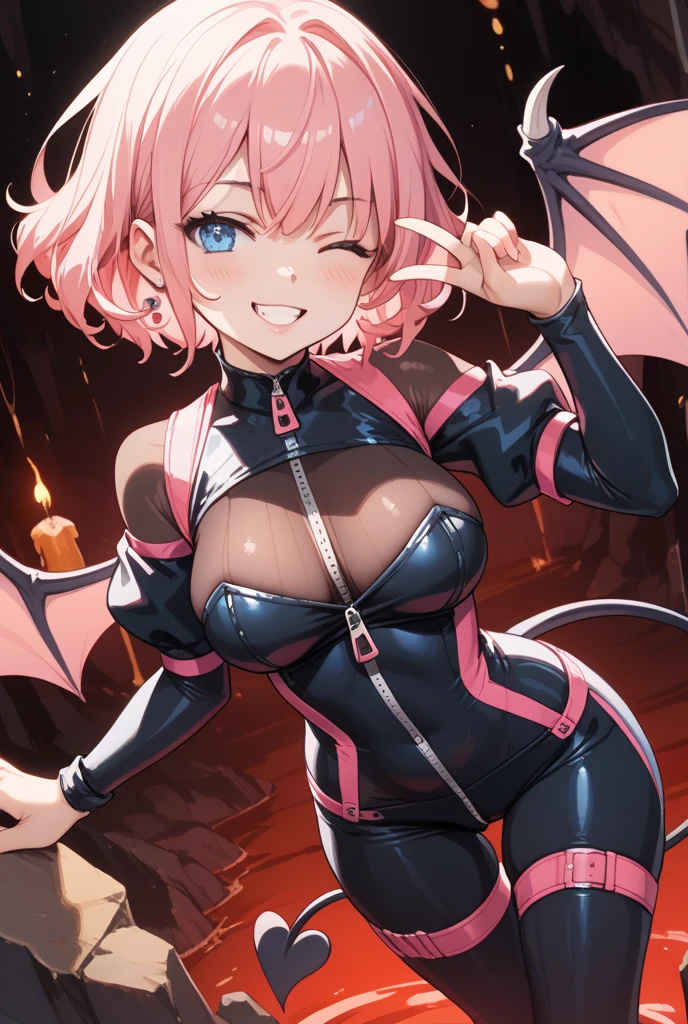 score_9, score_8_up, score_7_up, source_anime, 1girl,brown hair, green eyes, heterochromia, blue eyes, pink hair, succubus, succubus outfit, black outfit, medium breasts, thick thighs, wide hips,   <lora:Hisasi-Style-PonyXL-000054:1>