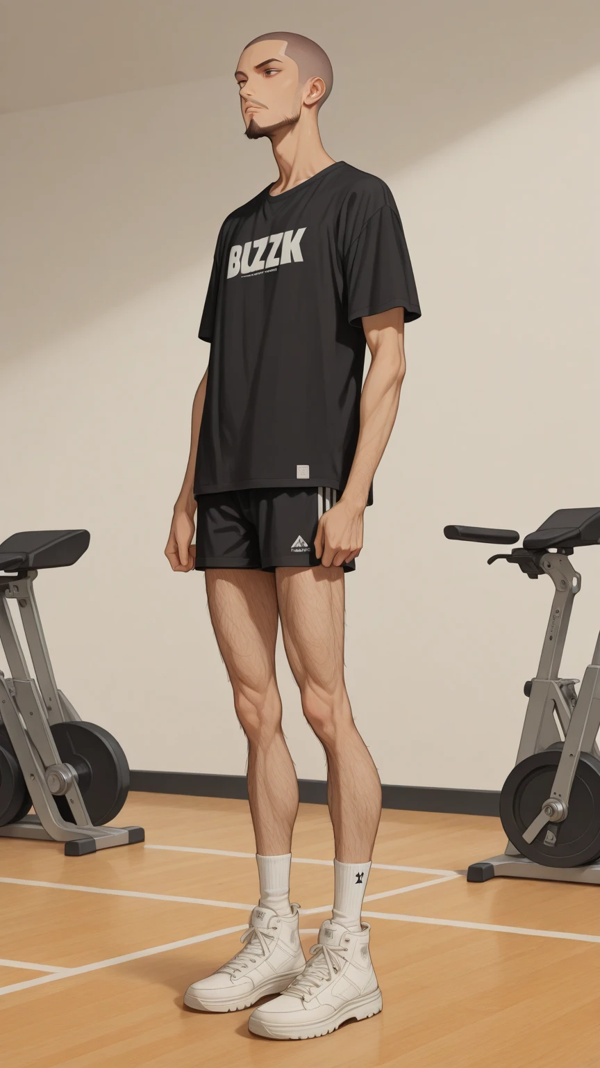 2 male college students,Handsome,musculous,hairy bodies,athletic sneakers,White socks,White sports shorts(Detailed eyes:1.3),Black eyes,full bodyesbian,