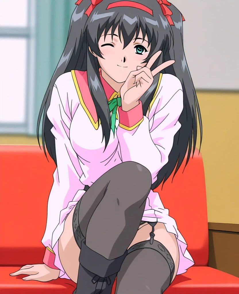 1girls, masterpiece, highest quality, disorganized, retro artstyle, 1980s \(style\)))), look viewer, (((full nude))), (Madoka Ayukawa, long hair, full nude), (((fll nude))), knee shot, full blush, (((no Panties))),, Take a look here, (((nsfw))), view audience, short hair, 2girls, nsfw, Genitals are visible, (((See here))), nsfw, (Japanese girl showing off genitals:1.1), look viewer, from below, (((a girl naked, from the knees up))), Sneakers, knee-socks, openwidee,