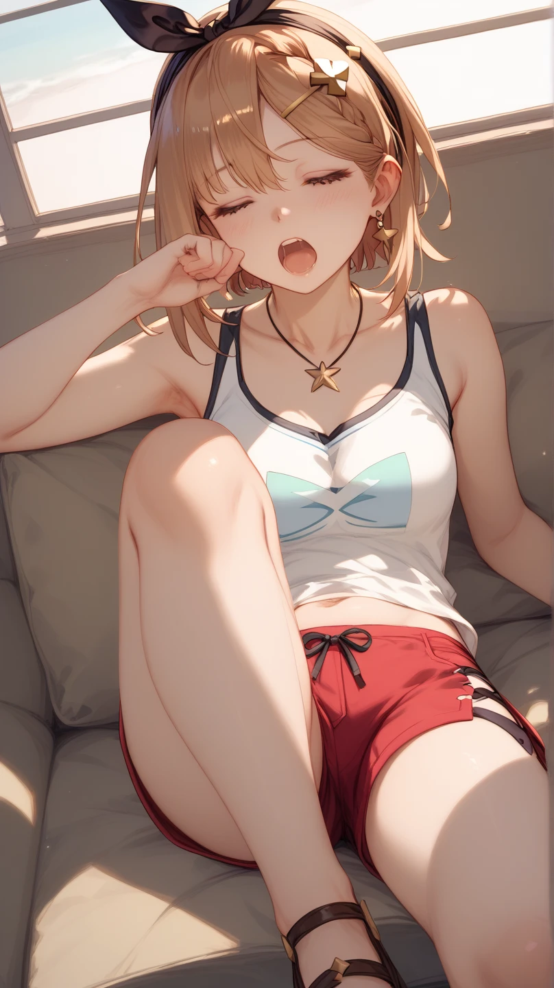 She spreads her pussy wide with both hands　Pussy super super super super super super super super super enlarged　Super cute cute cute cute girl　blondes　Shortcut hair　A close-up of a cute girl in a ???? pose, spreading her pussy so wide you can see the hole inside　Middle finger up　Golden Hair　