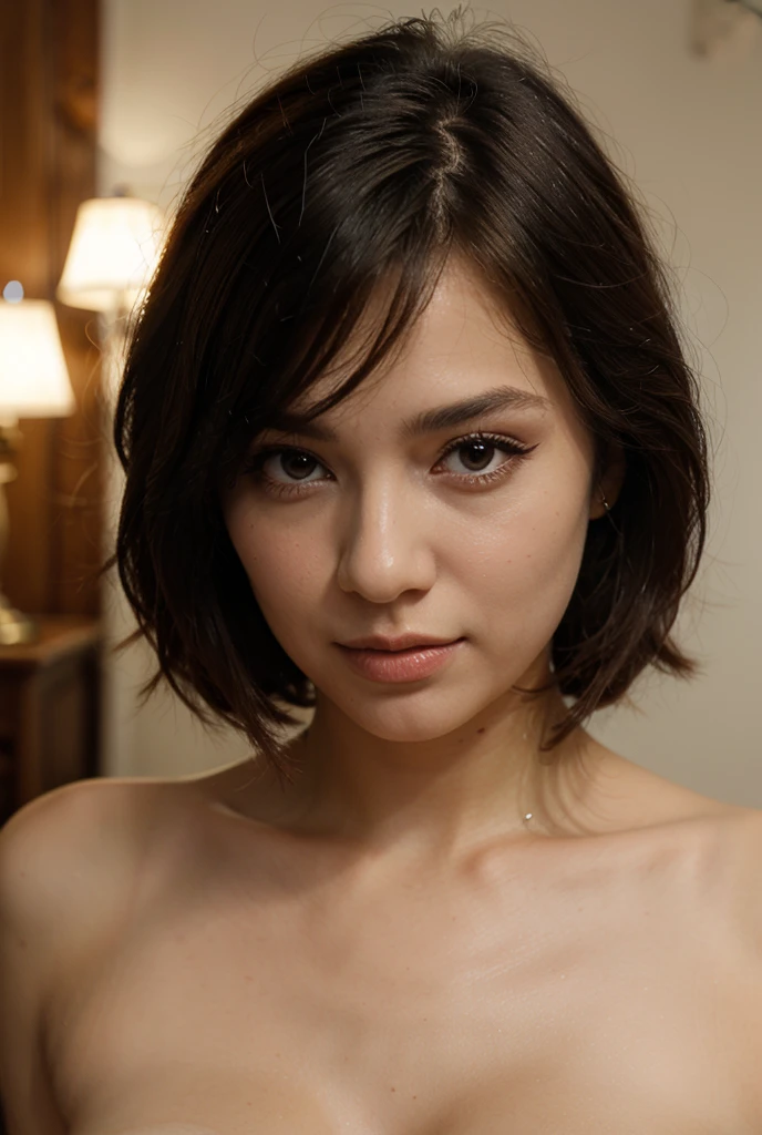 short hair、Highest quality,Very detailed,masterpiece,Realistic,Realistic,Bright lighting,one person&#39;s, Very beautiful girl, (cute:1.2),A faint smile, (Brown eyes),(Brown haired),(prohibit),Shortcuts、Perfect glowing skin,Perfect Skin,((erotic,Sexy and sexually explicit)),((Precise needles without discomfort)), Big ample breasts,Accentuate your cleavage、big breasts and small waist, Look at the viewers,((Sailor suit)),((Short sleeve uniform white shirt)),(Red tie),(Mini pleated skirt in blue),(((Roll up the skirt yourself))),(I lifted it myself),(Showing panties),Wearing panties,Panty Focus,((get up,Spread your legs)), socks, (黒のニーsocks),(Loafer shoes), Daytime,in the train,Sit sideways with your back to the window