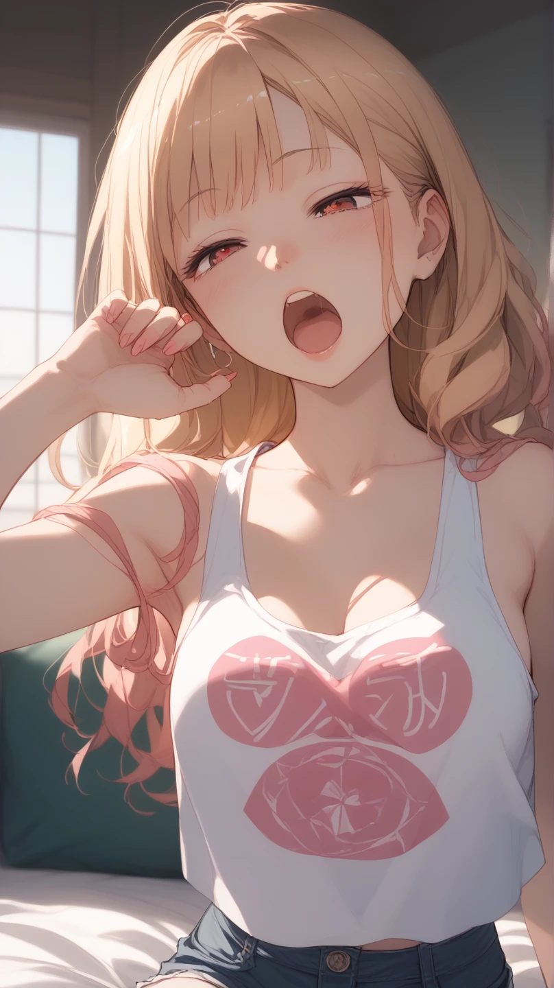 1 woman, sexy, hot clothing, lewd, erotic