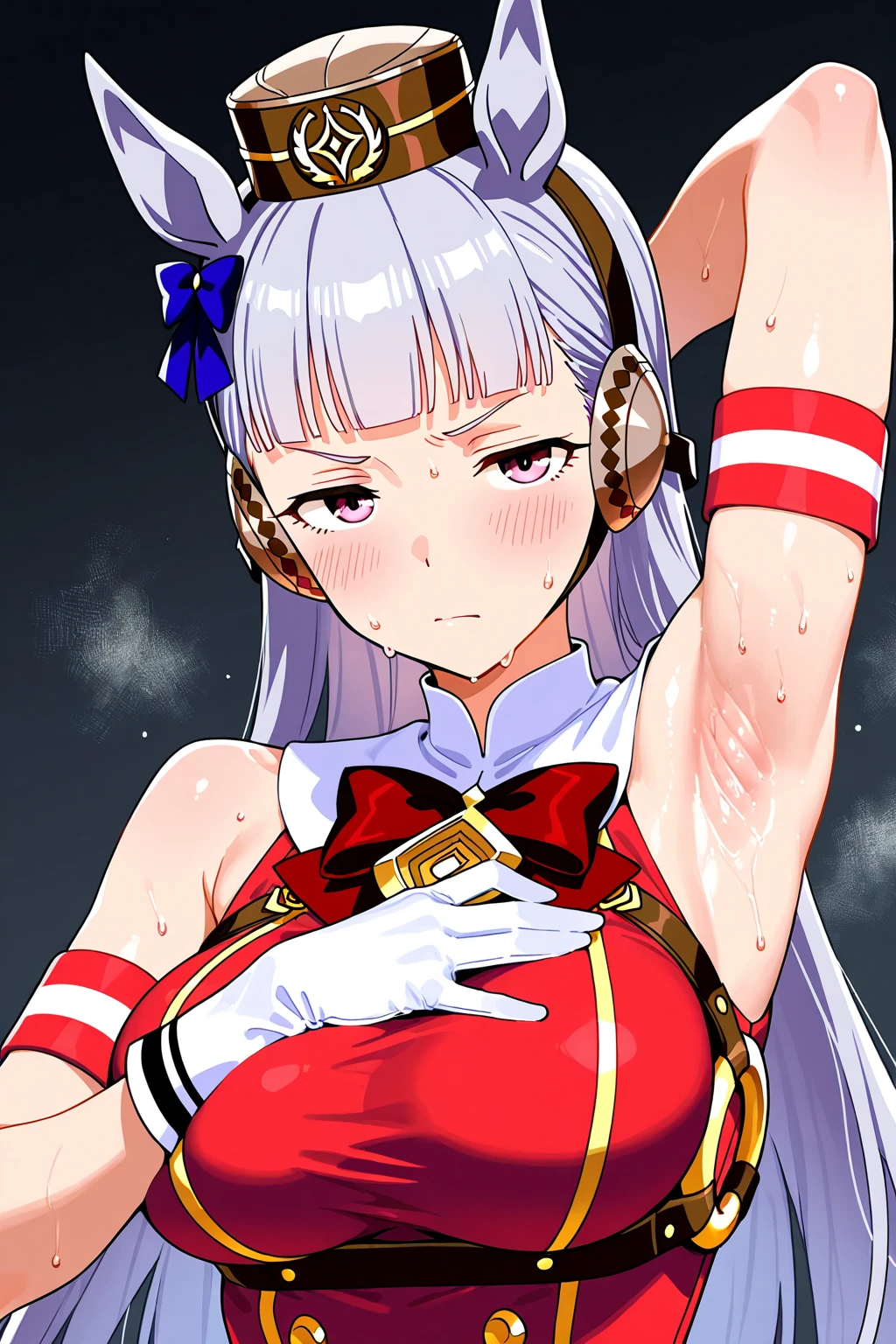 Cute girl with skirt belly punch in the corner of the ring,((masterpiece)),long hair,beautiful white skin、 ((charming))、happy smile、perfect proportions、(((Kickboxing)))、(((Mixed wrestling))), cute woman, baby face, BREAK source_anime, high detail, looking at viewer,POV, large chest, best quality, highly detailed, young face, white background,Droopy eyes,relaxed face,she attacks,frilly skirt,heart hair ornament,twintale hair, best quality, 1girl, solo, nice hands, perfect hands,