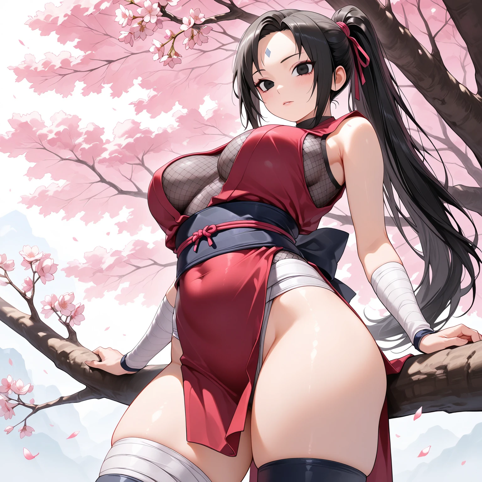 masterpiece, Highest quality, High resolution, 4K、8K、Hancock 1, One girl, Boa Hancock, Large Breasts, Long Hair, Epaulettes, Cape, Side slits, Cowboy Shot, Are standing, View your viewers, Sexy pose, , Hands Behind Back, Perfect Fingers,(((Stretch your legs and show your butt)))、((Shiny下着)))、Beautiful beauty、Long black hair、((whole body))、(((Photo taken from below、Accentuate your breasts)))、Large Breasts、mini skirt、Panties are black lace、tall、Long limbs、hairstyle semi long、Big Breasts. (Highest quality, 4K, 8K, High resolution, masterpiece:1.2、Big Breasts),Shiny、Realistic photos 、Every detail is reproduced、Huge breasts、Very detailed、Big Ass