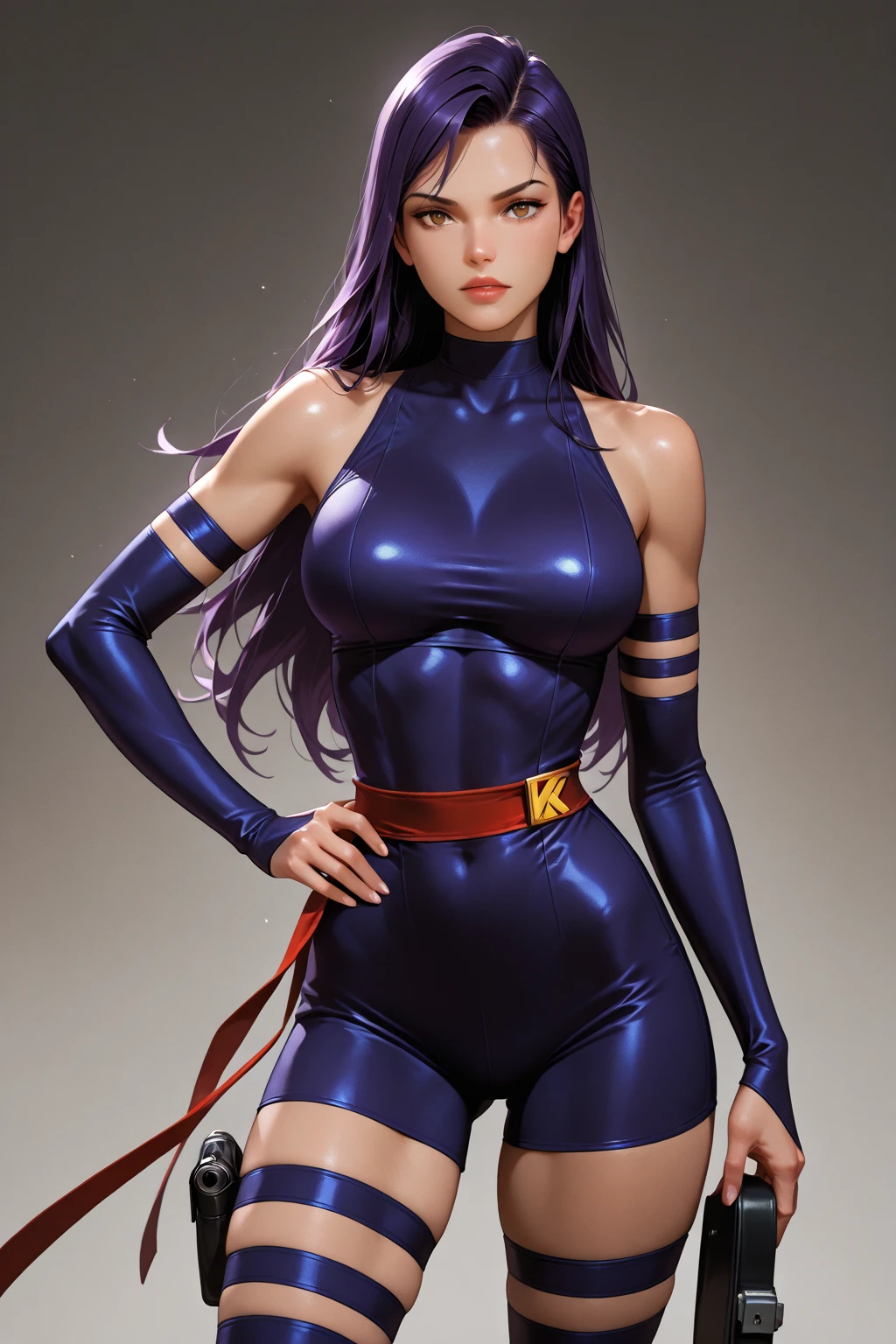 1girl, arm_behind_head, arm_up, armpits, bangs, bare_shoulders, black_hair, blue_eyes, blush, breasts, eyebrows_visible_through_hair, hair_ornament, large_breasts, long_hair, looking_at_viewer, parted_bangs, parted_lips, presenting_armpit, side_ponytail, sidelocks, simple_background, swimsuit, ushiwakamaru_\(fate\), very_long_hair, wet, , super realistic, photo <hypernet:photo-100k:.3>  <lora:ppfs:.21> <lora:breastinClass:.31> <lora:hipoly_3dcg_v7-epoch:1>