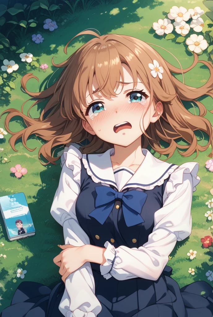 ((masterpiece,best quality)),one girl, 8k ,high resolution, lie on the bed,sunshine, sleep