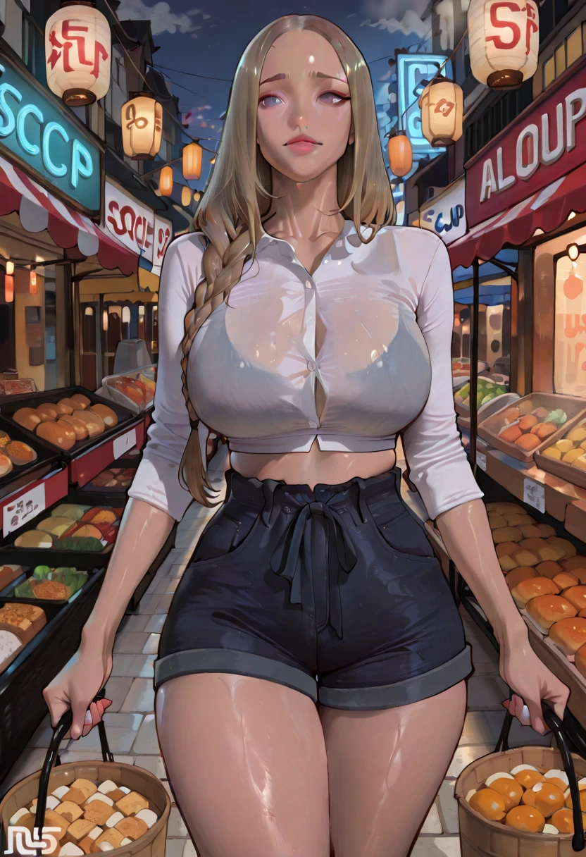 pov, 18 yo girl courier in blouse miniskirt baseball cap medium breasts blush looking away (nervous confused shy:1.2) standing in big doorway Holds a pizza box with both hands country street at background <lora:wetshirt:0@0,0@0.2,0.8@0.4> wetshirt, masterpiece, best quality, high quality, highres, ultra-detailed