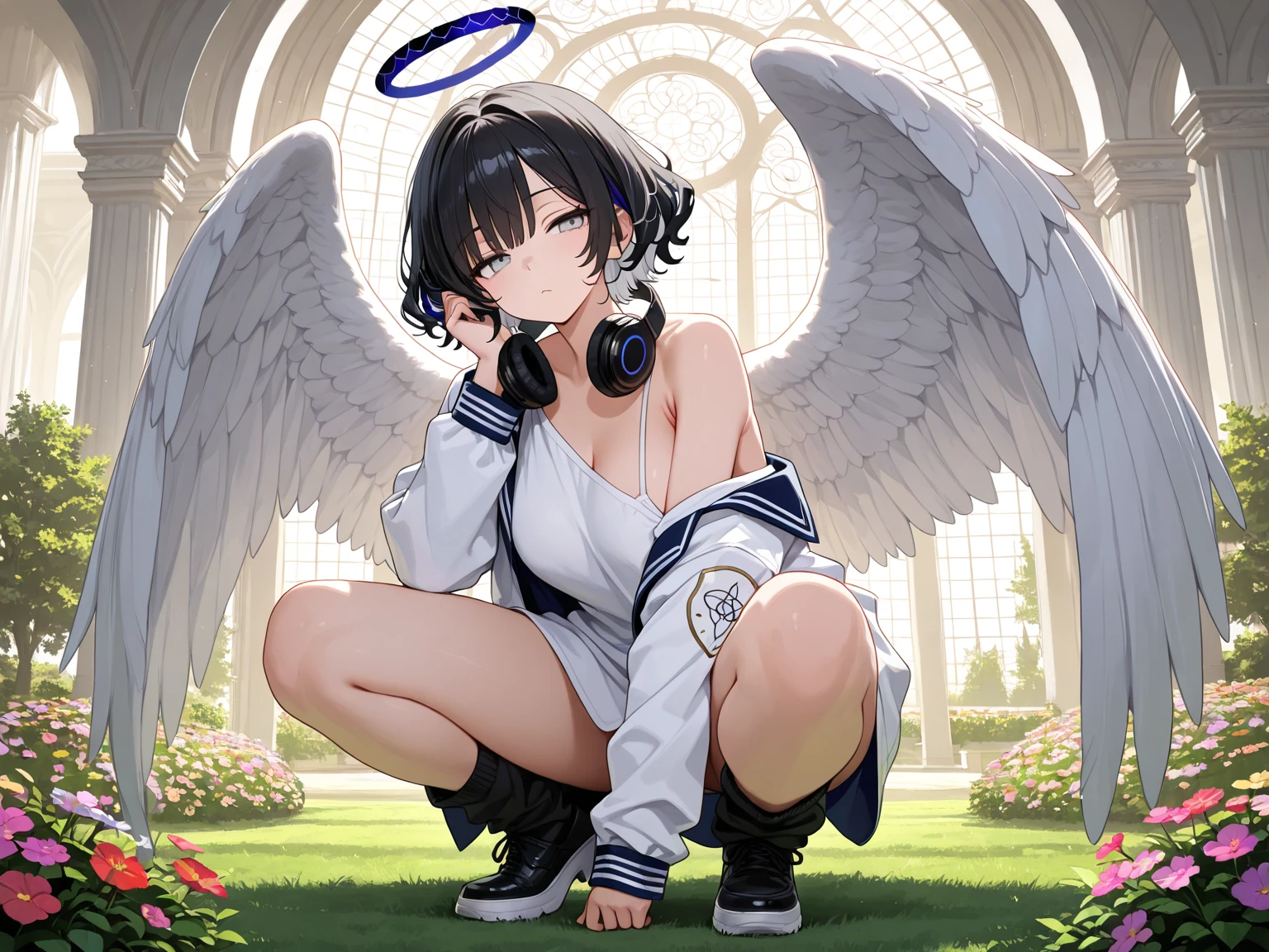NSFW、{{{masutepiece}}}, {{{Best Quality}}}, {{Ultra-detailed}},  {{extremely delicate and beautiful}},(nffsw), (Best Quality, , 32K, masutepiece, nffsw:1.2),elementary student、a photo of a cute girl,10 years old female child、 of the highest quality, Best Quality, Realistic, Unity, 32k wallpapers, Official art,(Childlike body),(child),(White dress:1.5),（Nip slip）、｛｛｛The dress is peeling off......｝｝｝、{Show}、(One Piece Appearance:1.5),(Gorgeous headphones:1.3),(Surprised expression:1.3),(Sweaty skin:1.5),（Juvenile body）,(Unripe々Shishi Body）、Black hair,(Very short hair:1.3),,(,(Full body:1.2),｛Sexy body｝｛Bare legged｝Erotic body、(skirt rift :1.7),(Tiny Panties:1.3),（）,｛pubick hairﾏﾝｺ},、｛Shift your panties yourself｝、、(Mid summer:1.5),(Angle from below:1.5),(Spread legs),（clean legs）,childishｵﾏﾝｺ、The shape of the pubic area is clear、rather small breasts、flat breast、｛｛One piece is see-through｝｝,｛｝,{{{The pubic area is protruding}}}、{{Pubic area exposed}}、｛Costume with visible nipples｝,,{Papillae visible through clothes｝,｛Pink papillae｝、pointed papillae 、｛｛pointed Nipple｝｝、ｵﾏﾝｺthe shape of the is clear、｛freshﾏﾝｺ},rawﾏﾝｺ、｛｛Bold open-legged pose｝｝、｛Vulgar poses｝、｛{{{ﾏﾝｺFocus on}}}｝