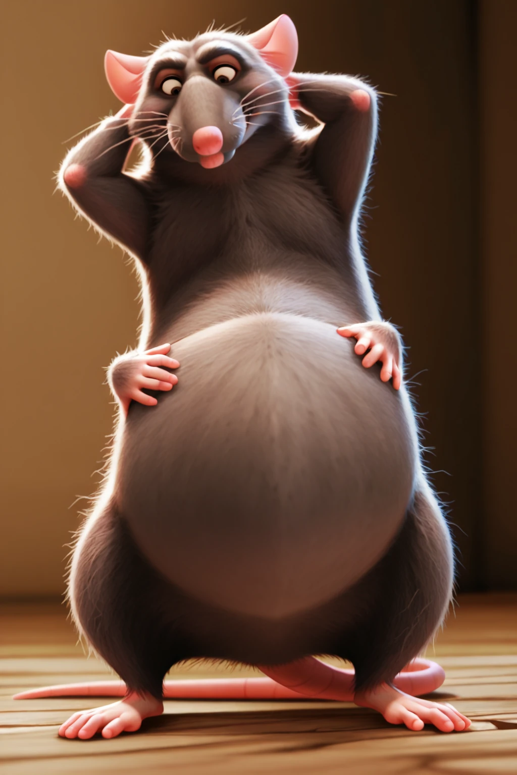 1girl, standing, one leg bent and standing on a chair, bottom view, focus on donkey, (naked ass), ass, (ass lying flat on the floor with bubbles), looking at viewer, Score_7_up, Score_8_up,score_9, a_la 1girl, cat, white fur , long whiskers on both sides, large bright blue eyes, large black eyelashes, small pink nose, triangular ears with pink channels