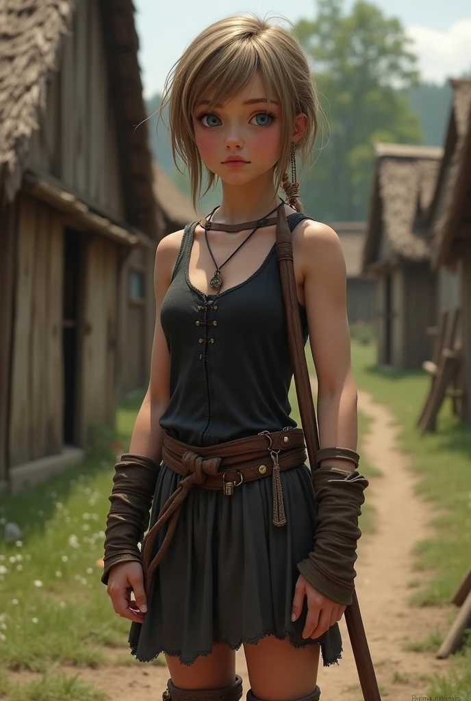 ((masterpiece))), (((best quality))), ((ultra-detailed)), (highly detailed CG illustration), ((extremely delicate and beautiful face)) cinematic light, absurd clothes, 1 smiling young woman, (((character sheet)), concept art, (((full length)), (masterpiece:1.2), (best quality:1.3), 1little blonde girl, standing, stylish tied hair (single background, white background: 1.3),((((CHARACTERS FROM THE POST-APOCALYPTIC WORLD))))), ( PEORSONAGES THE WALKING DEAD)), ( CONCEPTS THE LAST OF US )))) --auto --s2