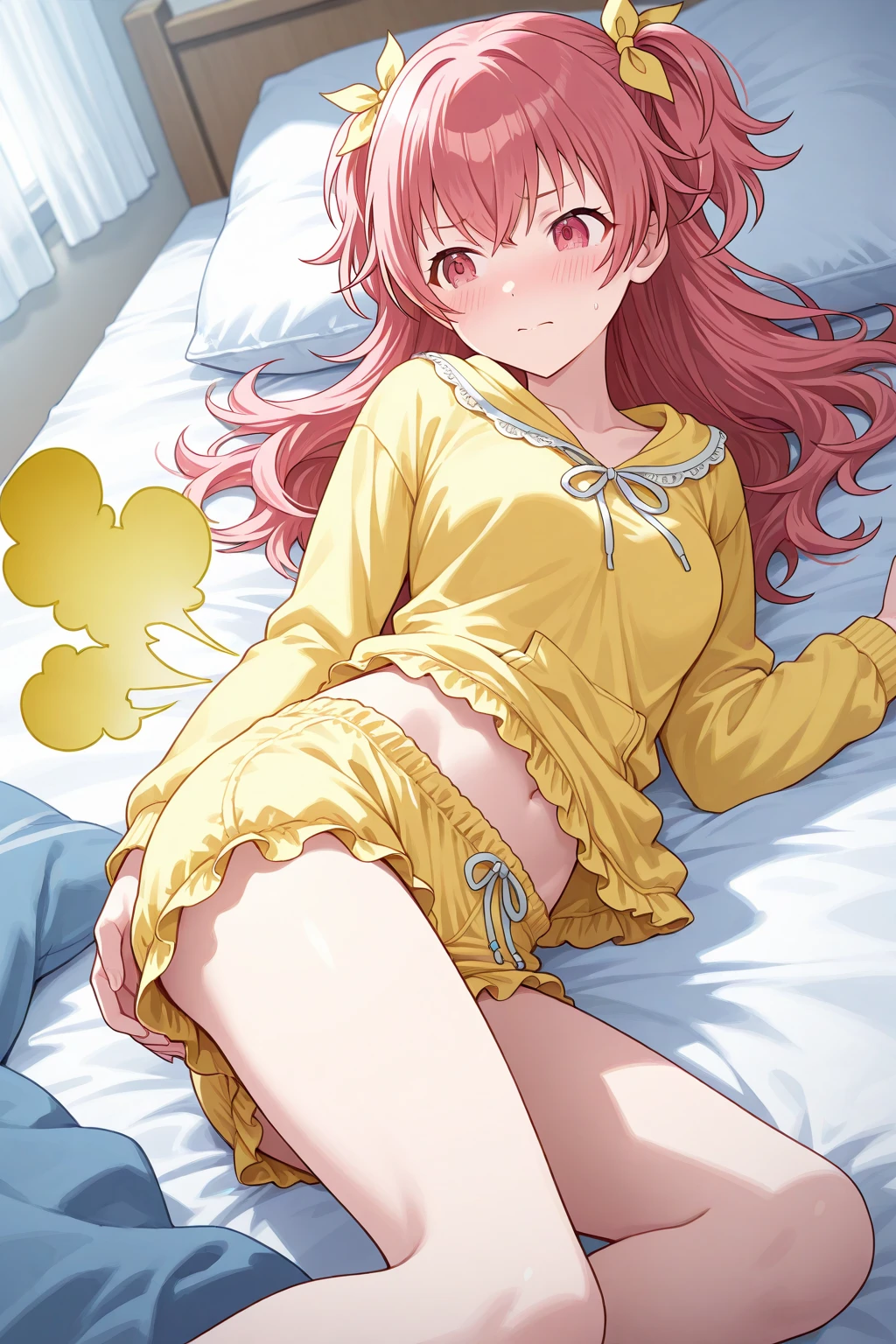 loli,cute,poor tits (open to show pussy inside),1girls,hatunemiku(fullbody)(naked),clothes 1eyes