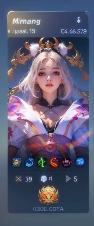 masterpiece, best quality, A 21 year old female,colorful background, flat chest, overweight, (pale skin:1.25), short hair, bun, bobble hat[::1], ((sorceress )) , spectacular lighting effects , surrealism, psychedelic colors, ((from below)),<lora:koreanDollLikeness:0.5>