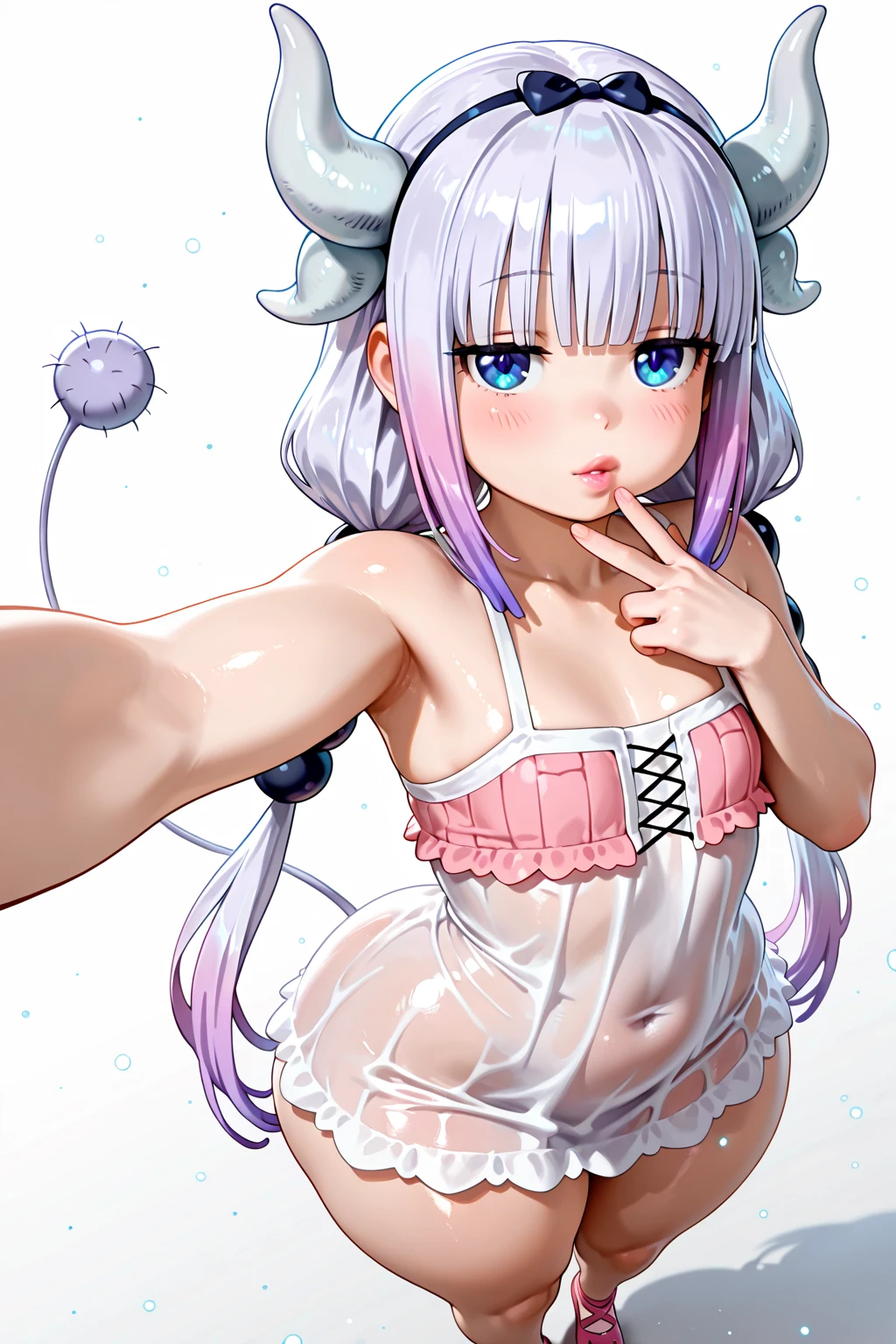 (((SFW、sound、Highest quality、first class、masterpiece、Normal body、8k、Detailed face、Ultra-precision、Normal hand、通常のrefer to、5refer to、Highest)))、beautiful girl、Silver Hair、Odd Eye((Emerald、brown))、Shortcuts、Bobcut、High leg leotard、Small breasts、Colorful frill mini skirt、Bright ribbon on the right side of the head、Frill ribbon on chest、Large frill ribbon on the back、Shirai Hinako - Blue Reflection、Transform、Magical girl、blush、Inject an aphrodisiac、Estrus、Scared、Feeling embarrassed、Open your mouth、Tentacle Collar、Bondage、Bind with tentacles、Restrained by tentacles、Tentacles spread and bind her arms、Tentacles spread and bind legs、触手Bondage、Crucifixion、Giant tentacles、Tentacle Monster、Tentacle restraint、Tentacles entangled all over the body、tentacles entangled in the chest、Tentacles entangled in the crotch、Tentacles entering the mouth、触手にCrucifixionにされる、Heart Eyes、Watery eye、Infatuated、Ahegao、Pleasure Fall、pleasure、The costume is torn、Her clothes were ripped apart by the tentacles、The Pleasure of Tentacles、Captive of the Tentacles