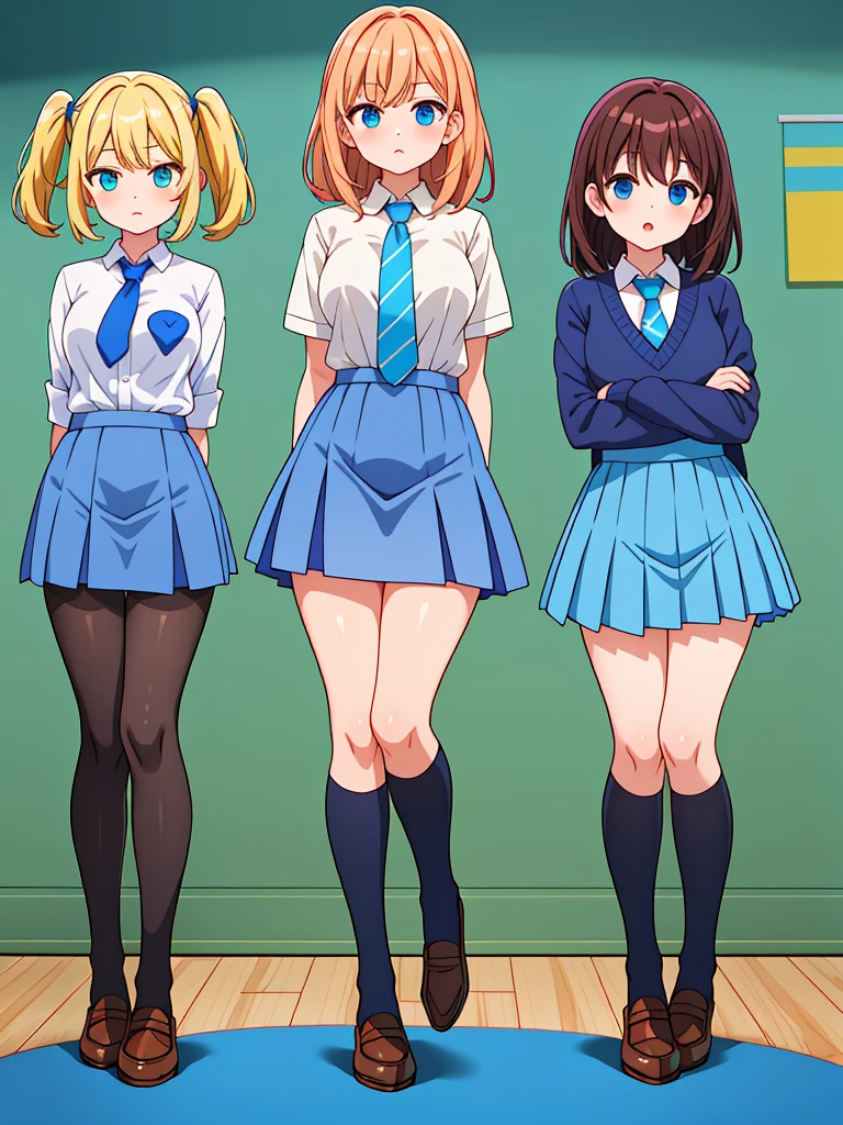 Anime. 4 girls. Young girls. Lovely girls. High school girls. Standing. Full height. Full body. School gate. Stomachs hurt. Hands on bellies. Knees together, feet apart. Girls can't stand straight. Diarrhea. Pooping in panties. They poop on the street. Embarrassment. Tears in my eyes. Beautiful character design. Shiny skin. nswf. Official art. Extremely detailed CG Unity 8k wallpaper. Ideal lighting. Ultra high resolution 4K. Super detailed 8K resolution. A high resolution.