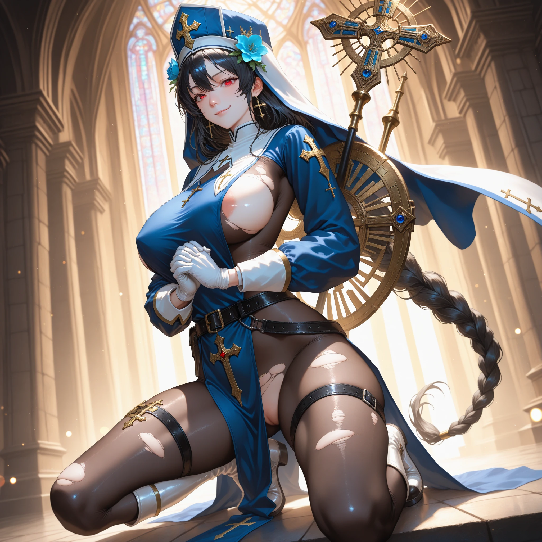 (((best quality))), ((ultra-detailed)), (((masterpiece))), (illustration), ((an extremely delicate and beautiful)), ((super detail)), ((high resolution)), (((20 years old))), ((metallic cloth)), (athlete), (super heroine), (android), delicate metal decorations, gleaming skin, shiny body, two legs, tits focus, (((tall))), slender legs, ((big round eyes)), cute eyes, drooping eyes, ((adult)), two hands, five fingers, no extra hands, elegant smile, braid, ((metallic blue)), (see-through), (dark pink), (moth green), (((((ultimate humongous tits))))), (shining brightly), outdoor, daytime, ((biopunk)), (hair shorter than shoulder), (medium length hair), gynoid, (metallic shining maid uniform), city, ((midriff-baring outfit)), (spread legs), camel toe, sit with legs stretched out, nsfw, ((((female masturbation)))), flood of pussy juice, (right hand on the clitoris and left hand on the tits), (deep plunging neck outfit), (bare top),