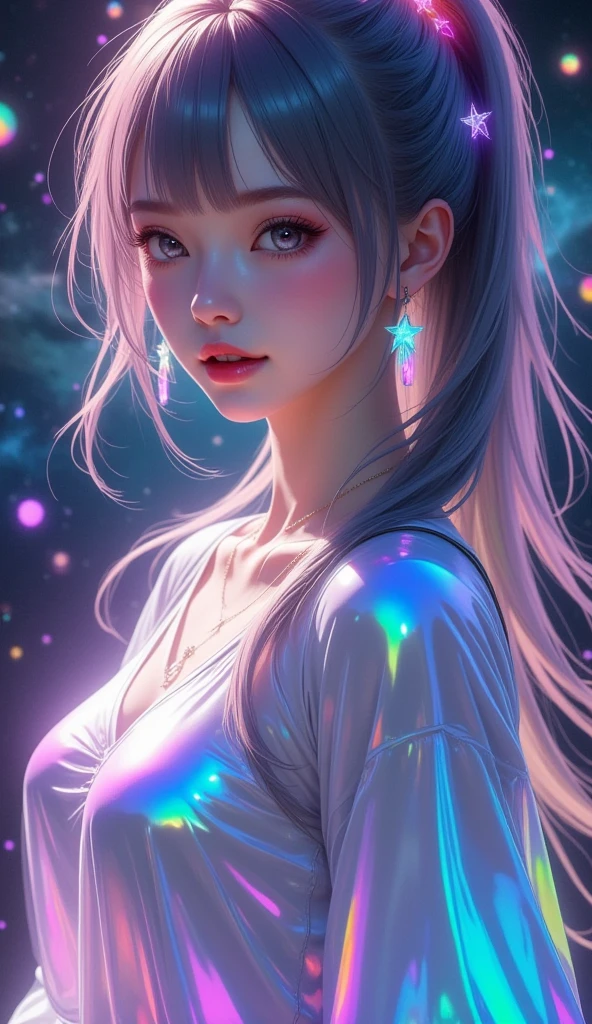 iridescent painting, prismatic, holographic, chromatic aberration,
masterpiece, best quality, 1girl, <lora:kwFemale_Beta40-SDXL_v1:1>, asian,waifu