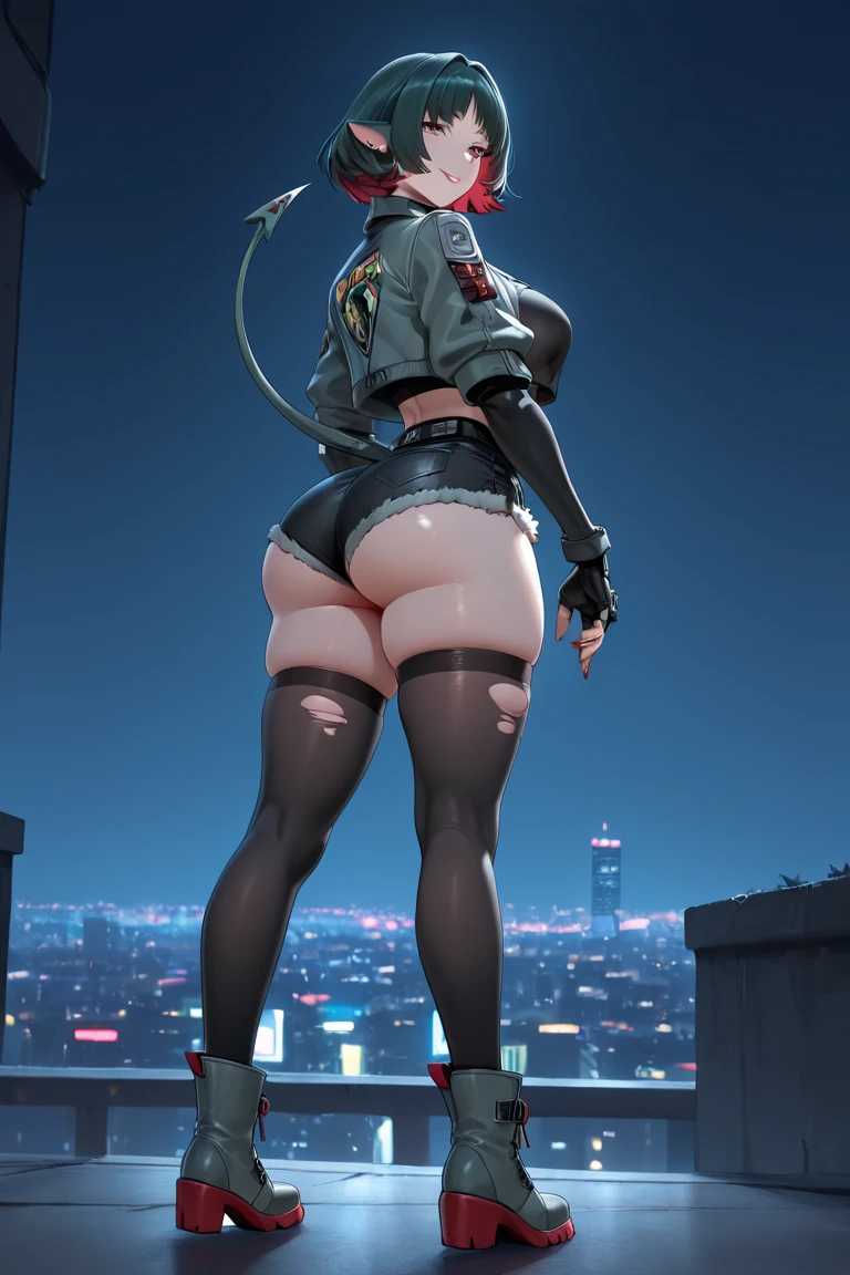 sinnlich, langes blondes Haar, dicke Oberschenkel, 8K, 4K, highest quality, high resolution:1.2), cute anime face, Noise reduction, strahlend blaue Augen, Gentle smile, Freundliche Augen、straffe Bauchmuskeln, Muscular arms, muscular legs, Junges Gesicht, Anime Augen, (((Große breasts、breasts, die kurz vor dem Platzen stehen)))、(((Bondage-Stil)))、(((Rear view、Umdrehen、Accentuate the buttocks、T-Back-Song, that bites in the butt)))、(((Full body style)))