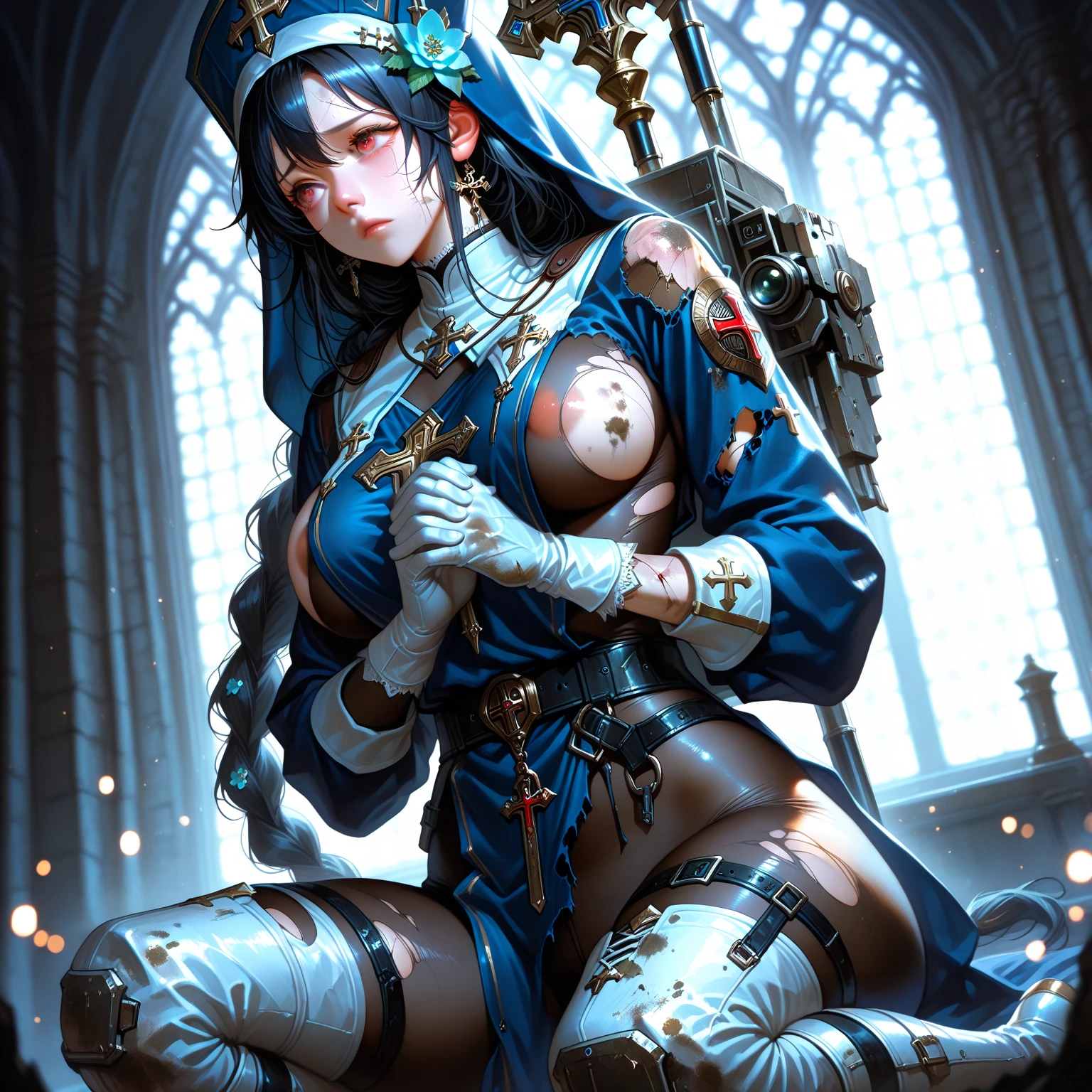 (high resolution, pixel perfect, realistic, gorgeous illustrations), (hyper quality, muste piece, etheric: 1.4), (((((((fingering, schlick, masturbation))))))), ((((bukkake)))), (((1girl))), tattoo, mature woman, cool atmosphere, ((((very short hair)))), black hair, (((blush))), (((((((muscular))))))), ((thick thighs)), (((wide hips))), ((Big breasts that are about to burst)), fighter, (((woman))), ((((wh_chi_armor)))), ((((leotard)))), lewd woman, (shiny skin), sweat, simple background,