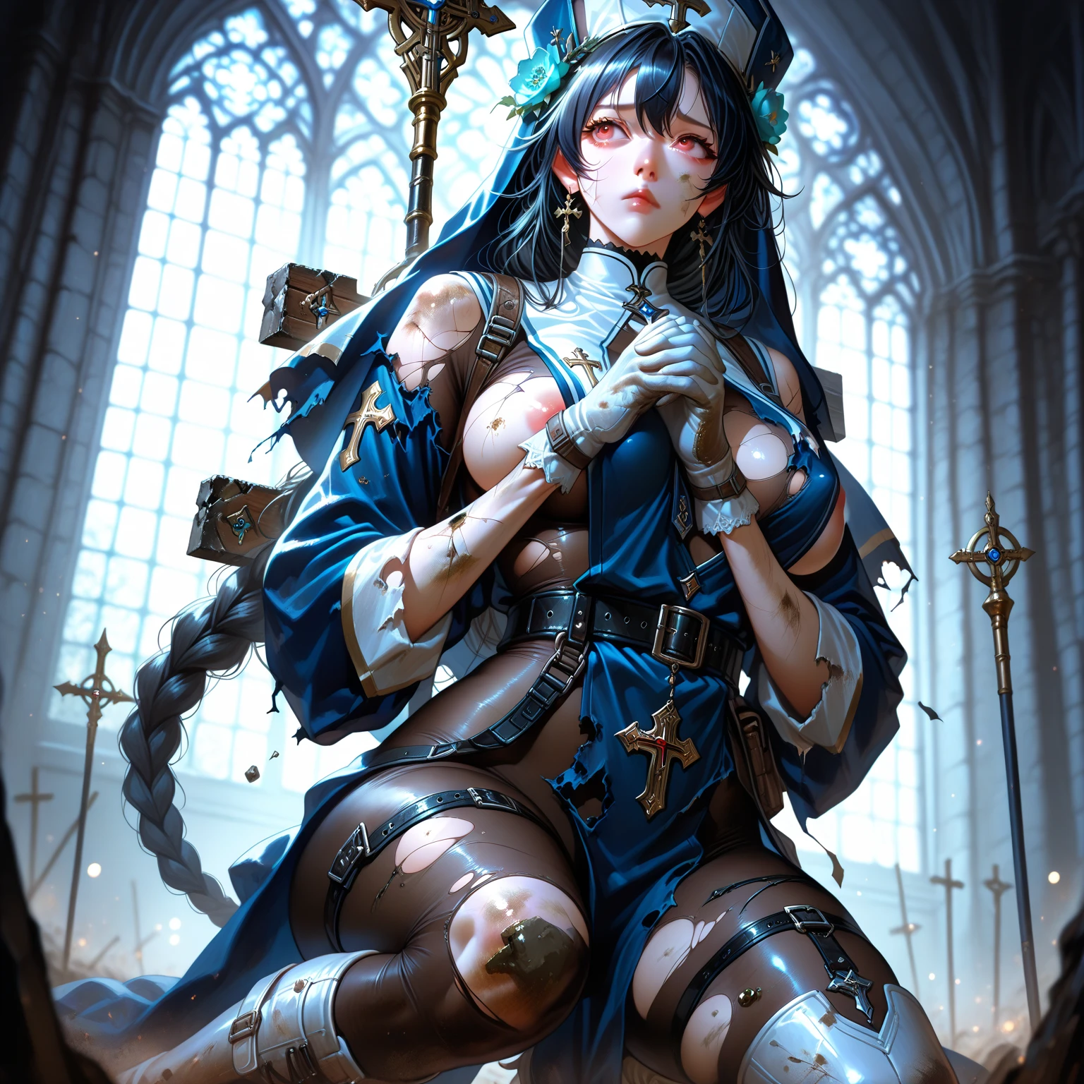 (masterpiece:1.3, highest quality, Ultra-high resolution, Very detailed), (Realistic, photoRealistic:1.4), Beautiful illustrations、Perfect lighting, Natural light, colorful, Written boundary depth, beautiful thin hair, Beautiful and dense face, Beautiful and beautiful eyes, Beautiful clavicle, Beautiful body, Beautiful breasts, Beautiful thighs, Beautiful feet, Beautiful fingers, Looking at the audience, whole body, 1 girl, Perfect Face, (Perfect Anatomy, Anatomically correct), Symmetrical cute face, Baby Face, Shiny skin, (Tsundere:1.3),  Brown eyes, Droopy eyes, Long eyelashes, (Big Breasts:1.3), thin, hair ornaments, necklace, Earrings, ( loose socks, Leg warmers, jewelry, Completely naked ) (Captivating smile, wonderful, Lips parted),highest quality、pantyhose、All limbs、Full Finger、Slender Beauty、Straight hair,((nude)),((sweating、Wet texture))、Beautiful big 、prison、prison、(((sexual torture)))、bondage、((Tied up with rope、Hands hanging from the ceiling、(Roped arms), ((Tied to a torture chair)),get caught))、((Painful face、Blushing))、(Are crying:1.5)、((Breathtakingly beautiful))、Cramp、((The floor is wet with urine)),Browsing Caution、Are crying、Ecstasy face、Big Breasts、Realistic texture、Spread your arms and legs、((My breasts are massaged by various people))
