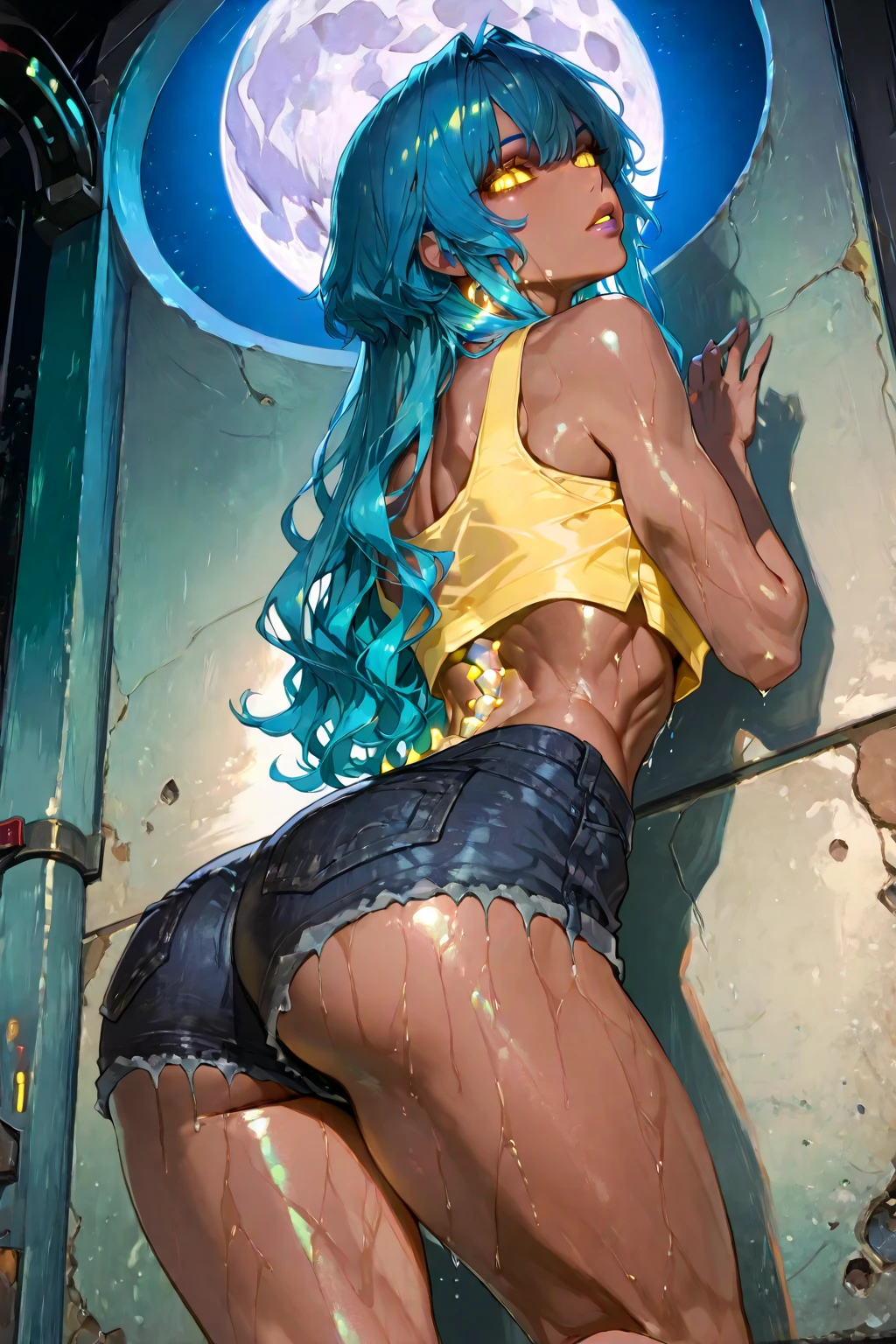 snthwve style nvinkpunk Beautiful woman as elven lady, (hallucinating colorful soap bubbles), by jeremy mann, by sandra chevrier, by dave mckean and richard avedon and maciej kuciara, punk rock, tank girl, nude girl, high detailed, 4k, RTX