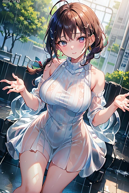 (((masterpiece))),((Highest quality)),Beautiful girl, Aerith, Sexy witch, bangs、(Long Hair, Braided ponytail:1.5)、(((huge firm bouncing bust, Deep cleavage)))、2、Translucent white skin, Sparkling sweat, (Gorgeous frilled dress with intricate patterns:1.5)、Japanese girl、 Beautiful digital artwork, Beautiful fantasy art, dynamic sely poses, A kind smile, Mysterious Background, Aura, A gentle gaze, BREAK,night, lanthanum,