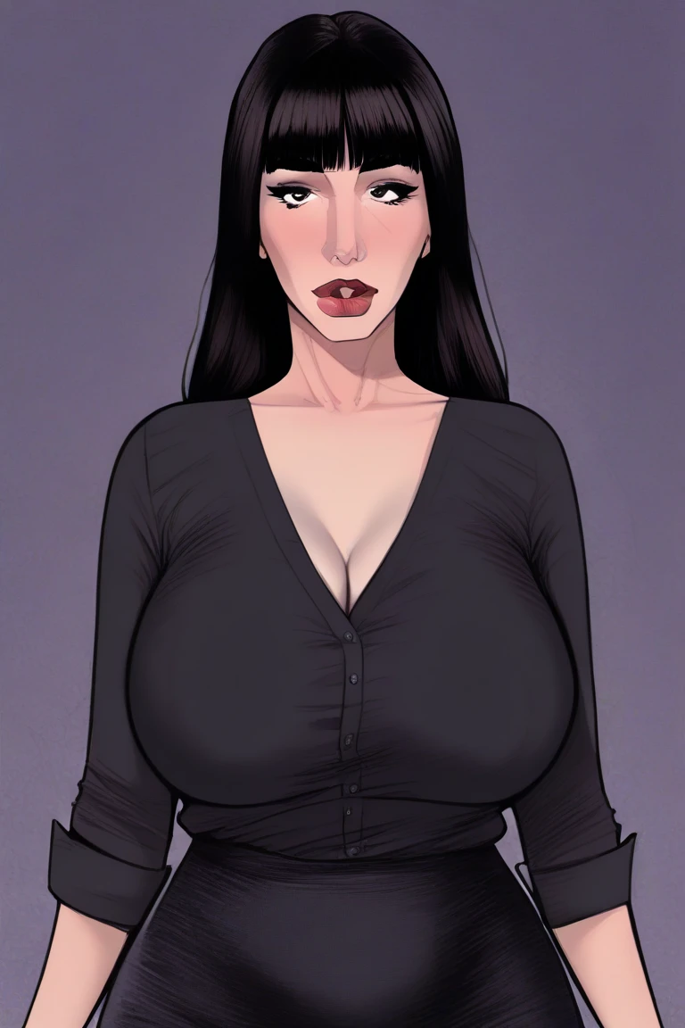Coloring book. Black and white only. Low-detail mainline only. Large, hollow eyes.Drooping eyes with droopy corners.Beautiful, sensual nude and erotic women with big breasts..She wears fishnet stockings up to her thighs.She&#39;s wearing black thigh-high boots with black stiletto heels..On his hands he wears long black gloves.. Whiteの背景. White. Full body image of a blonde woman.Full body image of a blonde woman.Full body image down to the toes.Full body angle from the side、BDSM、Pin-up girl style