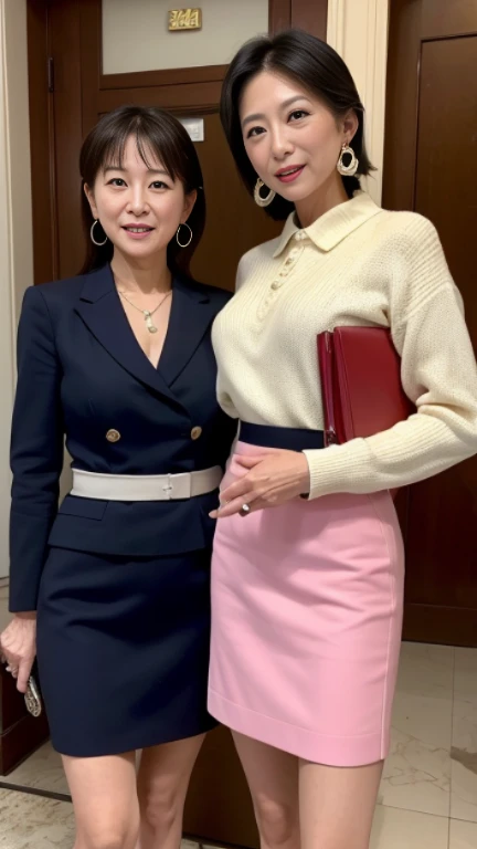 Mature Woman Politician, opening legs, panthyhose,