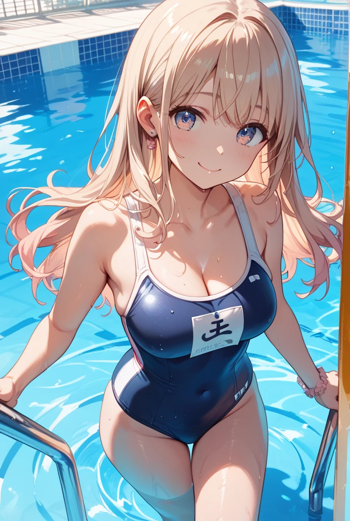 1girl ,Shiina Mahiru,mahiru shiina, nsfw,bangs,happy smile, smile, Open your mouth,((nsfw,full,School Swimsuit、School swimsuit)),Real Summer,Daytime,sunny,My hair is blowing in the wind,whole bodyがイラストに入るように,Slender body,
Destroy outdoors, School,Pool,
壊す looking at viewer,Beautiful breasts,On all fours,Wide-open legs,Medium chest,whole body,Breaking the angle from above (masterpiece:1.2), Highest quality, High resolution, unity 8k wallpaper, (shape:0.8), (Beautiful details:1.6), Highly detailed face, Perfect lighting, Extremely detailed CG, (Perfect hands, Perfect Anatomy),
