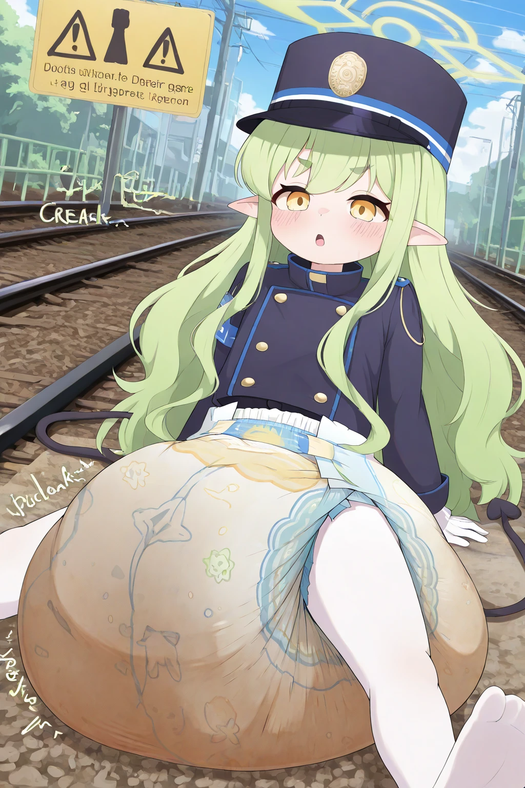 girl、cute、Completely naked、Micro Bikini、Embarrassed face、Are crying、tears、on the train、Ahegao、first round、Lock、bukkake、whole body、Tattoo、Spread your legs