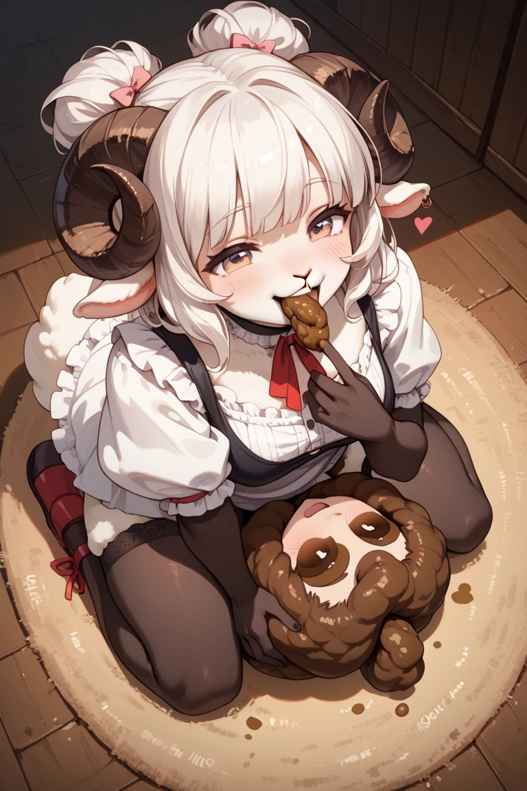 maid costume,adolable,in pink,flowy,softness,sweet,tiny feet,voluminous hair,Bow knot,Rabbit ears,Cute face,Gentle eyes