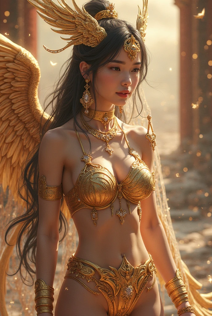 best quality, masterpiece:1.2), ultra high res, realistic, front lighting, intricate detail, Exquisite details and textures, 1girl, solo, face highlight, upper body, detailed face,  ponytail, looking at viewer, Mmasterpiece, {extremely detailed CG unity 8k wallpaper}, Amazing, finely detail, solo, detailed background, beautiful detailed eyes, cleavage, bright pupils, {{full body}, }, dynamic pose, looking at viewer, detailed clothes, cinematic lighting, close-up, best quality, Masterpiece quality, best quality, high_quality, high_resolution, masterpiece*portait, whitespace, colorful, 1girl, solo, black_hair, prism hair, realistic eyes, realistic eyes, full_body, realistic hand, realistic finger, good finger, real texture, real image, serious, masterpiece realistic