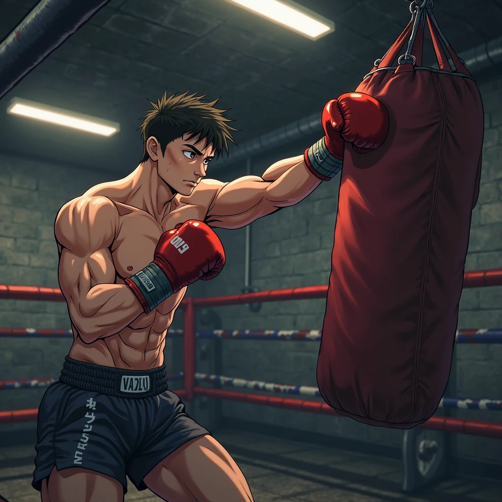Boxers fighting with us.