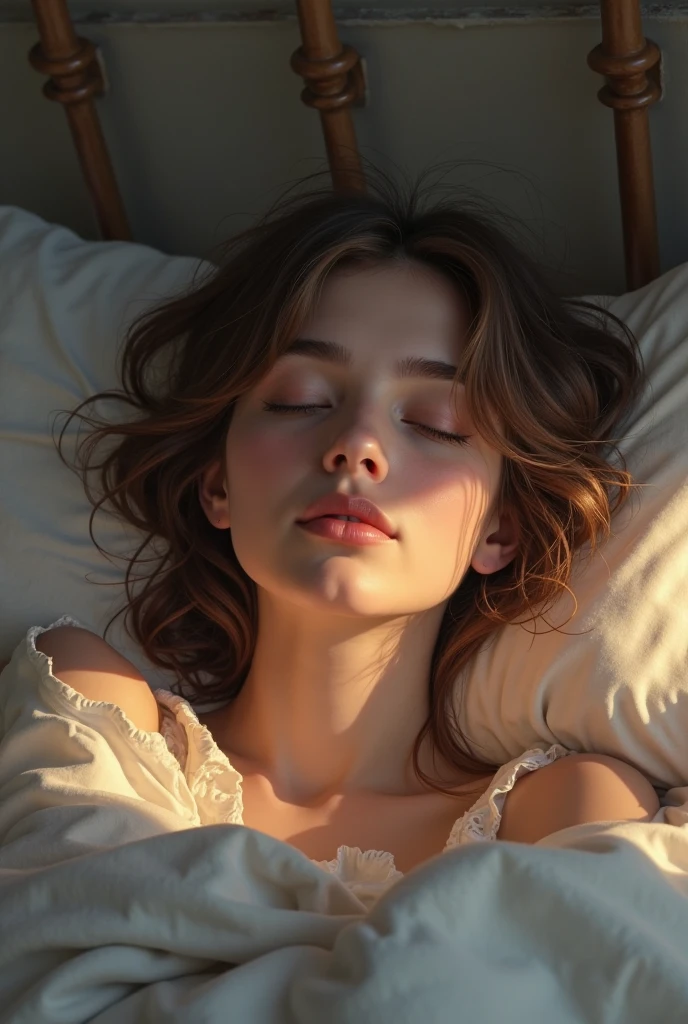 mENINA BLONDE CHILD with a headband and closed eyes, sleepy fashion model face, dreaming face, peaceful face, beautiful languid princess, peaceful expression, taylor swift as a celestial angel, black and white portrait, p&m photo, sleeping princess!!!, sleepy, head resting on hands, with eyes closed, black and white portrait, solemn expression