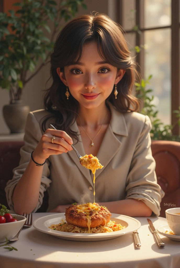 ((highest quality)), ((masterpiece)), (familiar), Perfect Face, masterpiece、highest quality、High resolution、wallpaper、Realistic、Bright lighting、Professional Lighting、Face Light、Smooth lighting、Japanese women、20th Gen Midplate、so beautiful、Beautiful Skin、Beautiful and detailed、familiar顔、slim、moderately、short hair、Brunette colored hair、Brown eyes、Looking at the camera、Cafe sofa、 commercial photography, Beautiful Instagram influencer girls, The best smile,Daytime、camisole