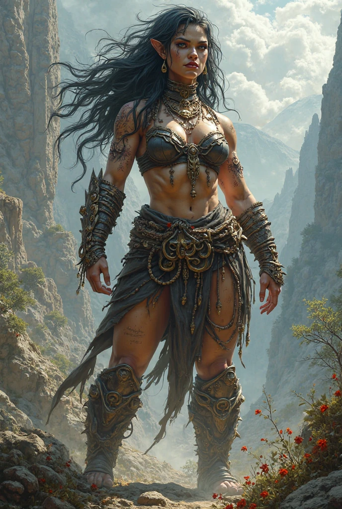 Big strong woman