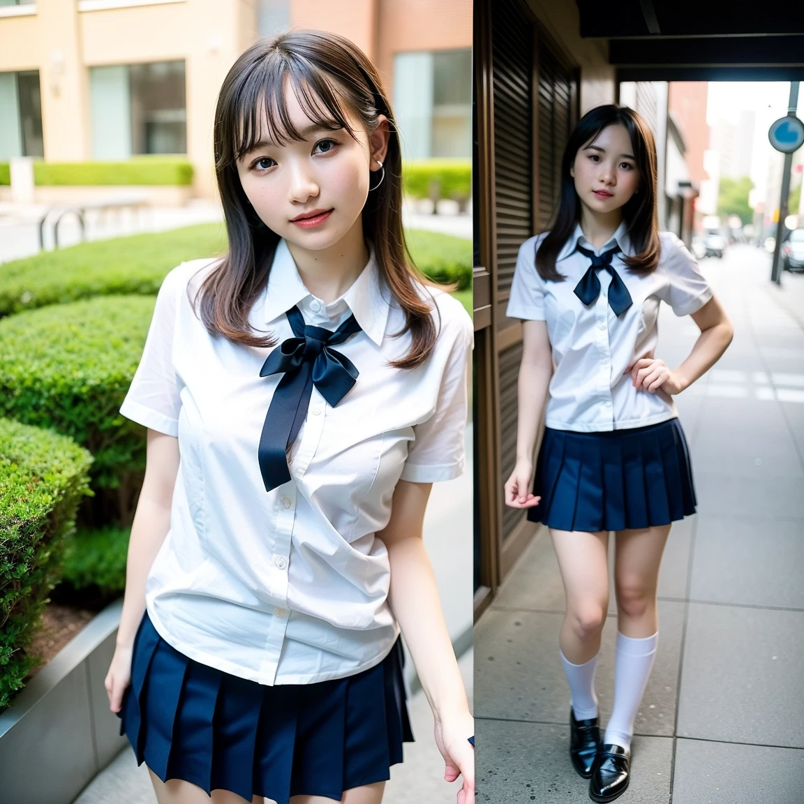 Japanese、女子高born、uniform、F Cup、born、No underwear