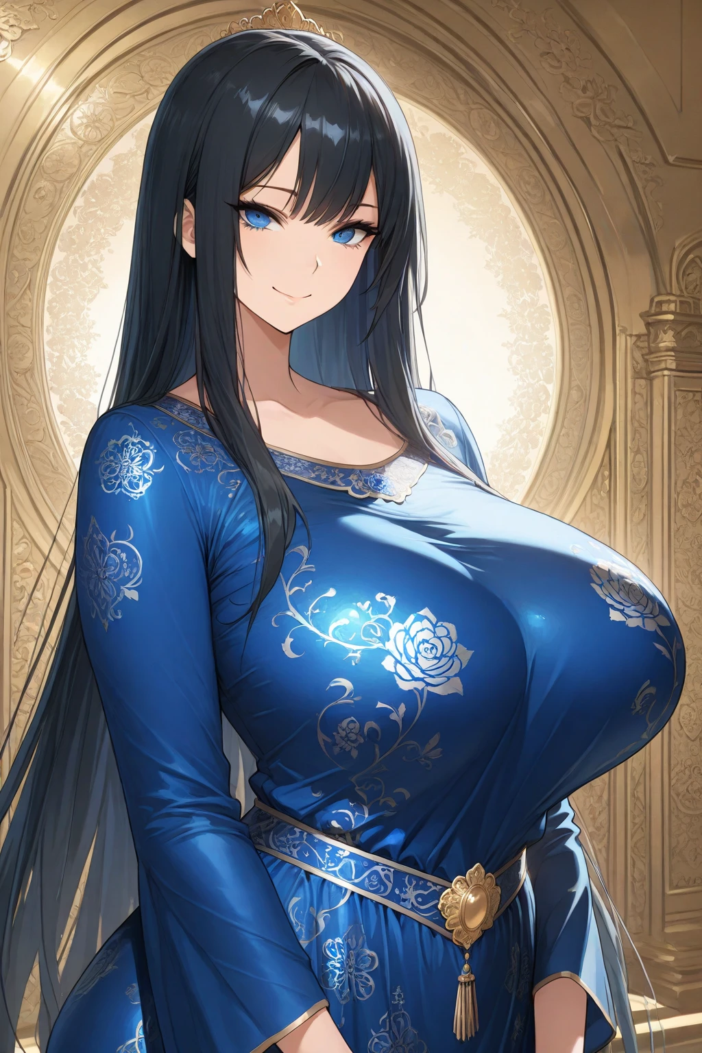 (A woman with big tits)，Urban Beauty，Gorgeous young girl，clavicle，Prominent and smooth underbreast area，Breath-out，Show the chest，Gemstone Necklace，Intricate details，Beautifully，Charm，Detailed modern living room background，endure，(blush)，