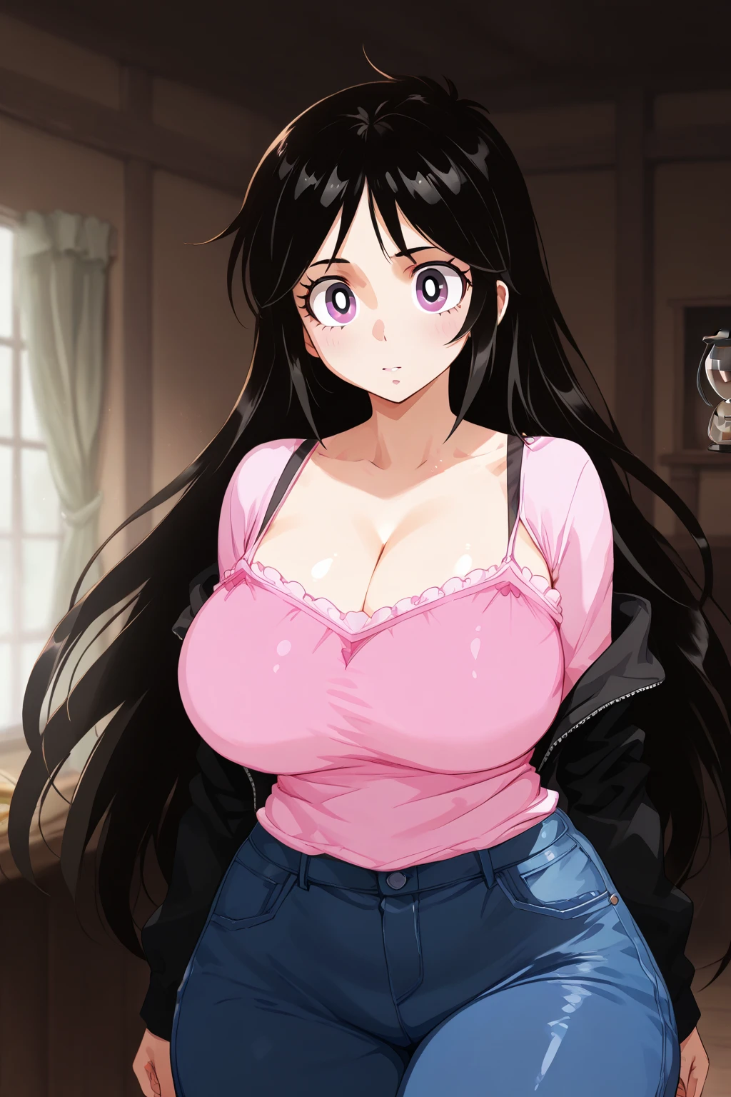 Hinata hyuga Naruto big ass with expression of pleasure showing her breasts 





