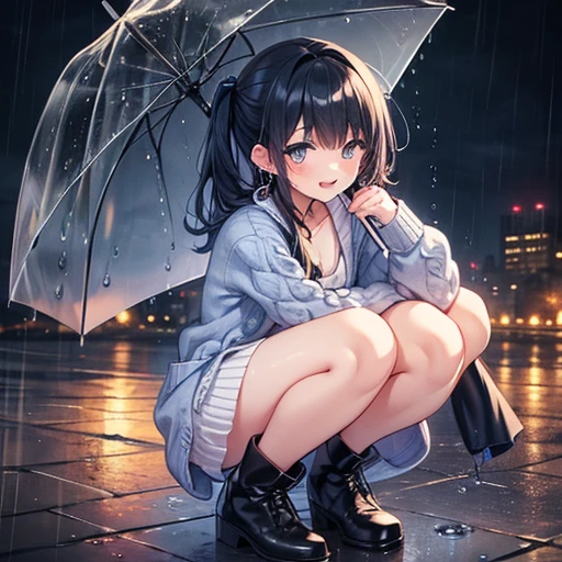 {{{Masterpiece, highest quality, high-resolution background}}}, bright and beautiful atmosphere, 1 girl (, round face, baby face), small breasts, girl falling on the road, half-crying expression, leg exercise sitting , "deltamon_sdXL :0.73)>Deltamon