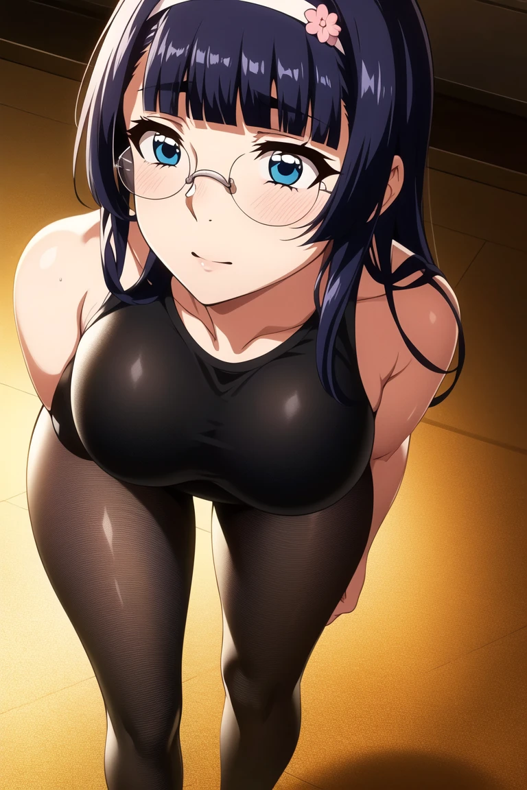 Browsing Caution,(software:1.5), (Torn clothes:1.5、School Swimsuit:1.5)、Braid:1.2、Droopy eyes, Thick thighs, How stupid, liar, bed, Leg spread, detailed, Spread your legs, Show your side, Down the Out、Sexual fluids overflowing、Insert a very thick penis:1.5、(Girl trembling with sexual climax:1.5)、vagina、Sex、Tears are overflowing、Round Glasses、anger、(Dynamic pose)、(Active movement:1.7)、Sloppy body、Top view、((from above:1.2))、Torn black stockings、gang rape,Three boys、((Ahegao))、confusion、color、(A man pinches her nipples:1.5)、((The hands of many naked men:1.5))、Blushing、Moving hard:1.5